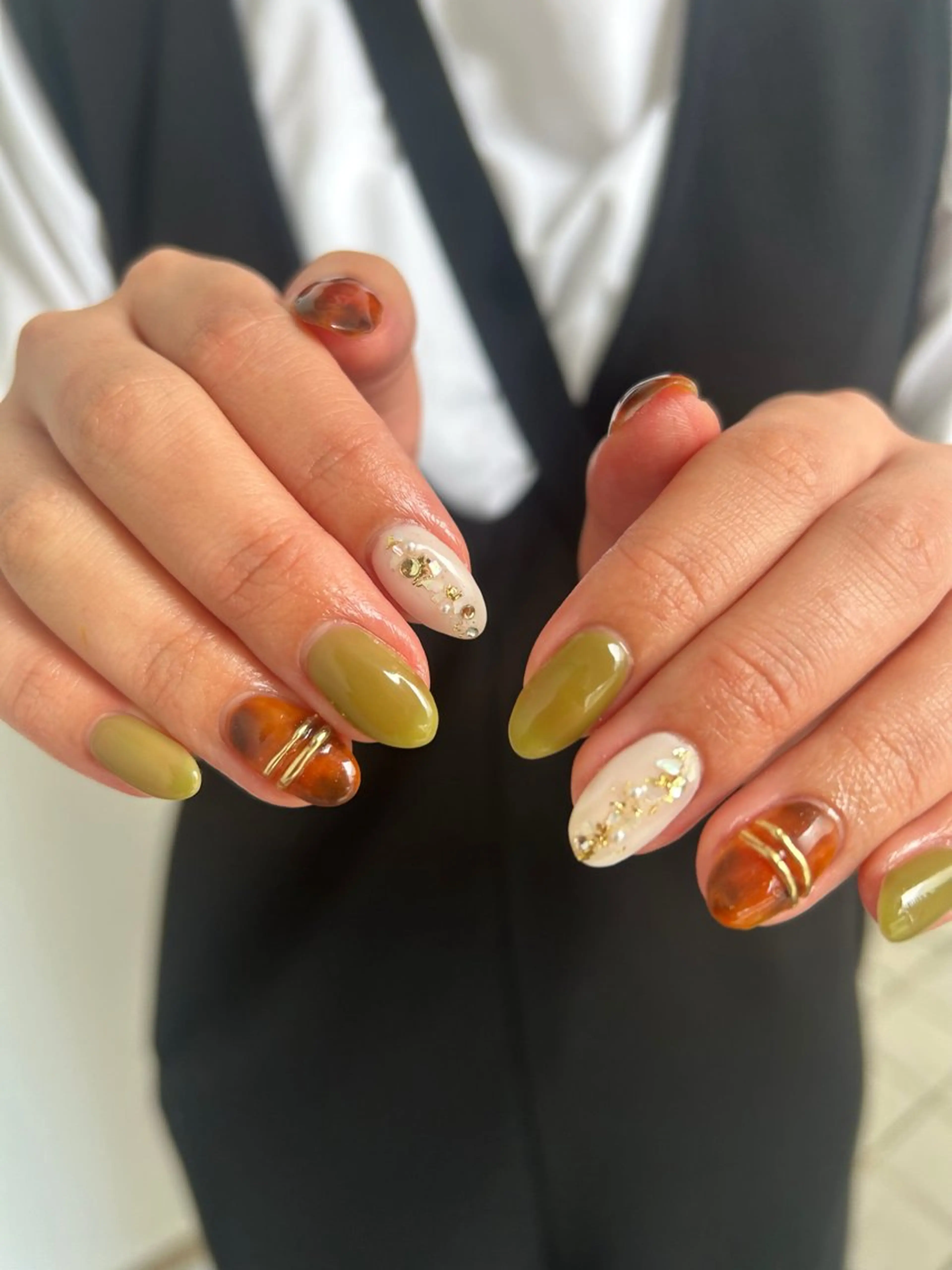 ネイル SEINA_ NAIL🐈‍⬛💗のネイルデザイン