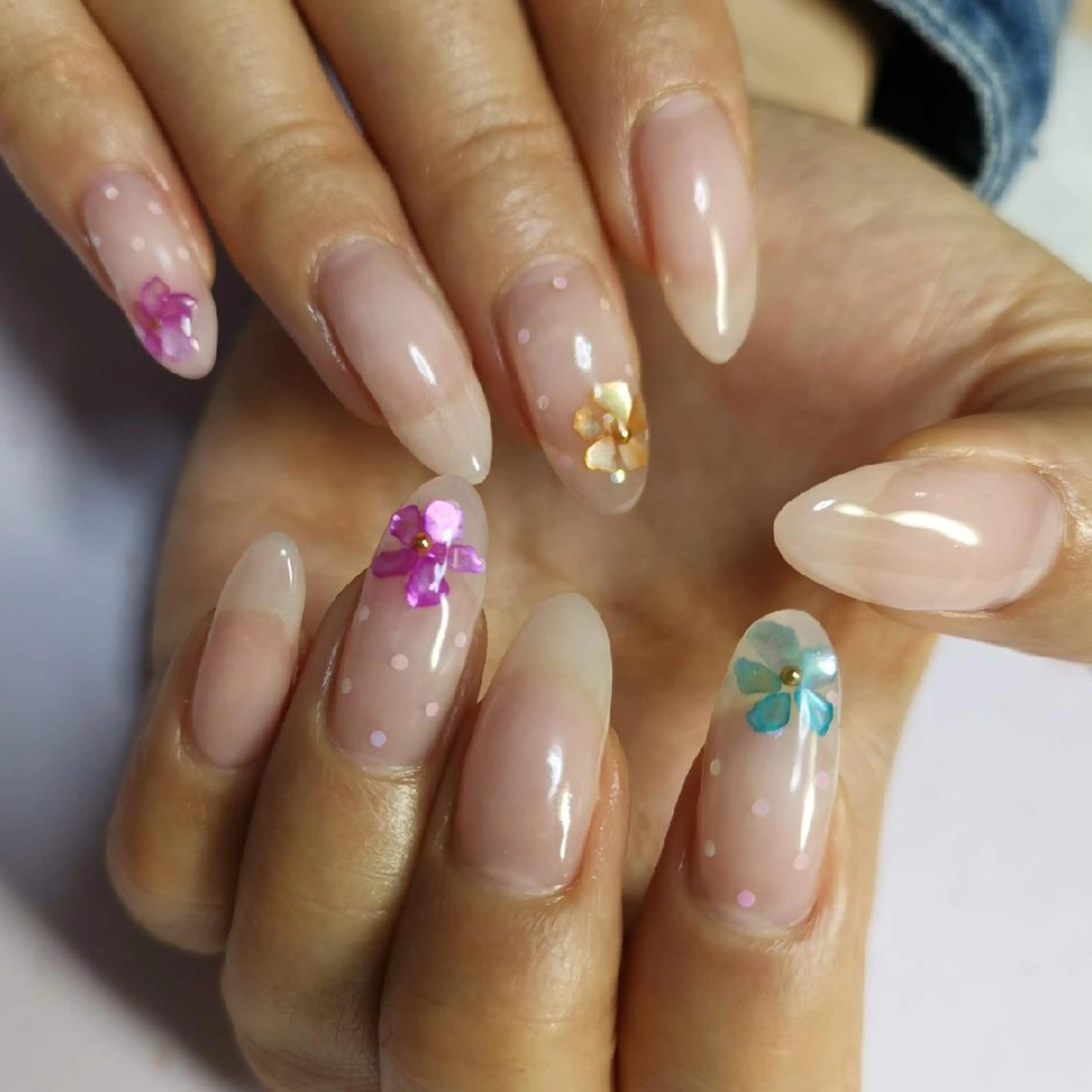 ネイル フラワーネイル ハンドネイル reve あやののネイルデザイン