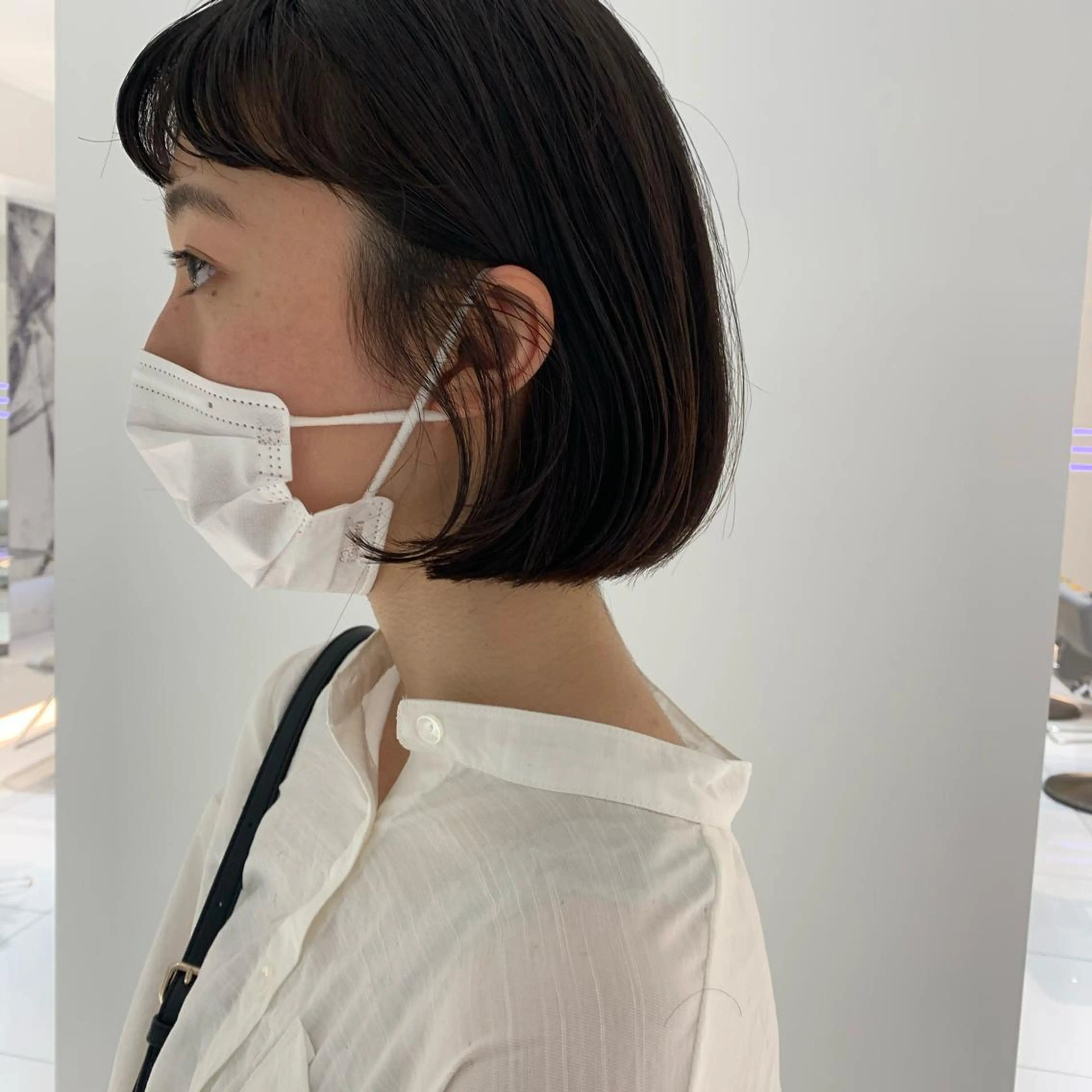 ショート SAKINO. ベージュカラーのヘアスタイル