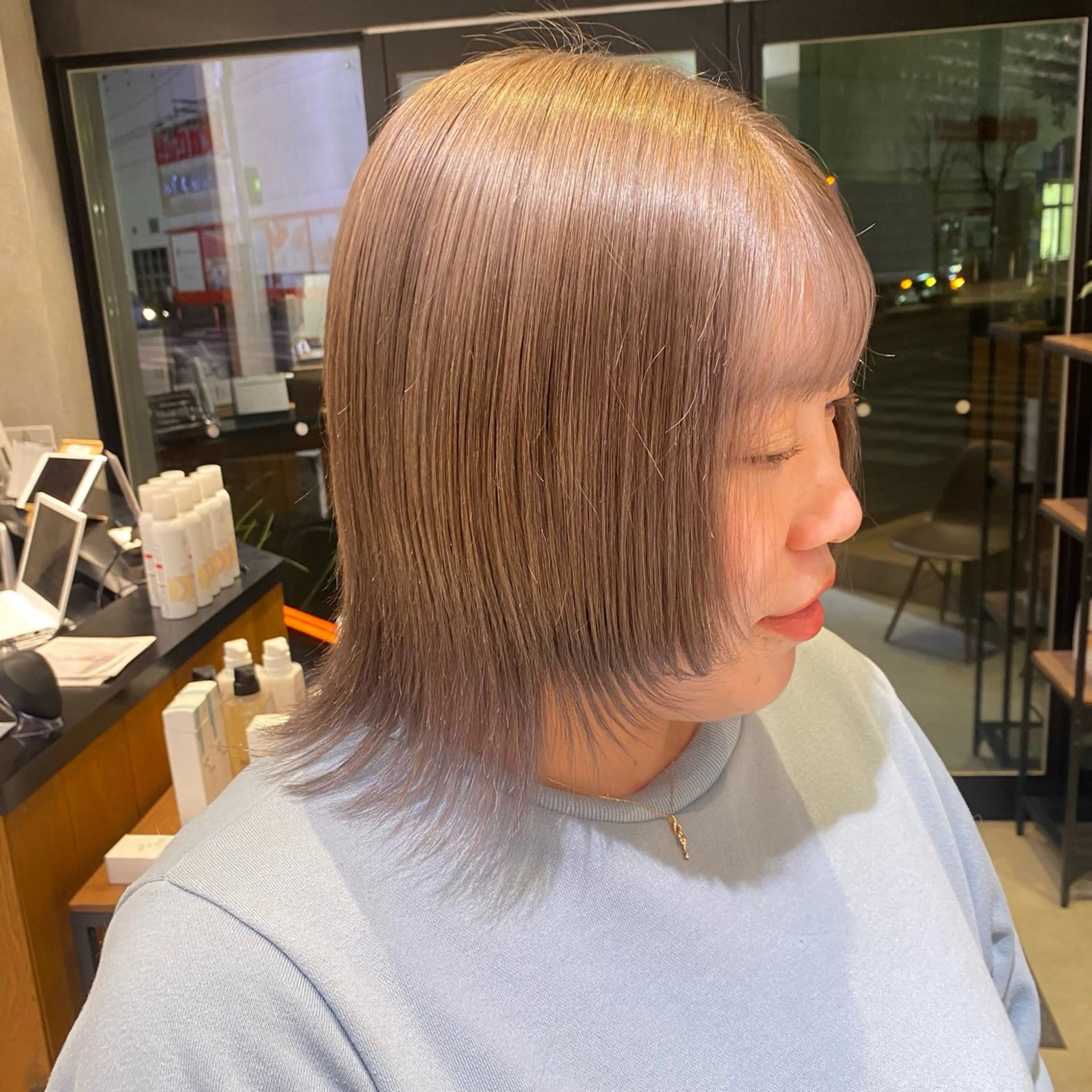 ミディアム Natsuki/韓国 ボブ/レイヤーカットのヘアスタイル