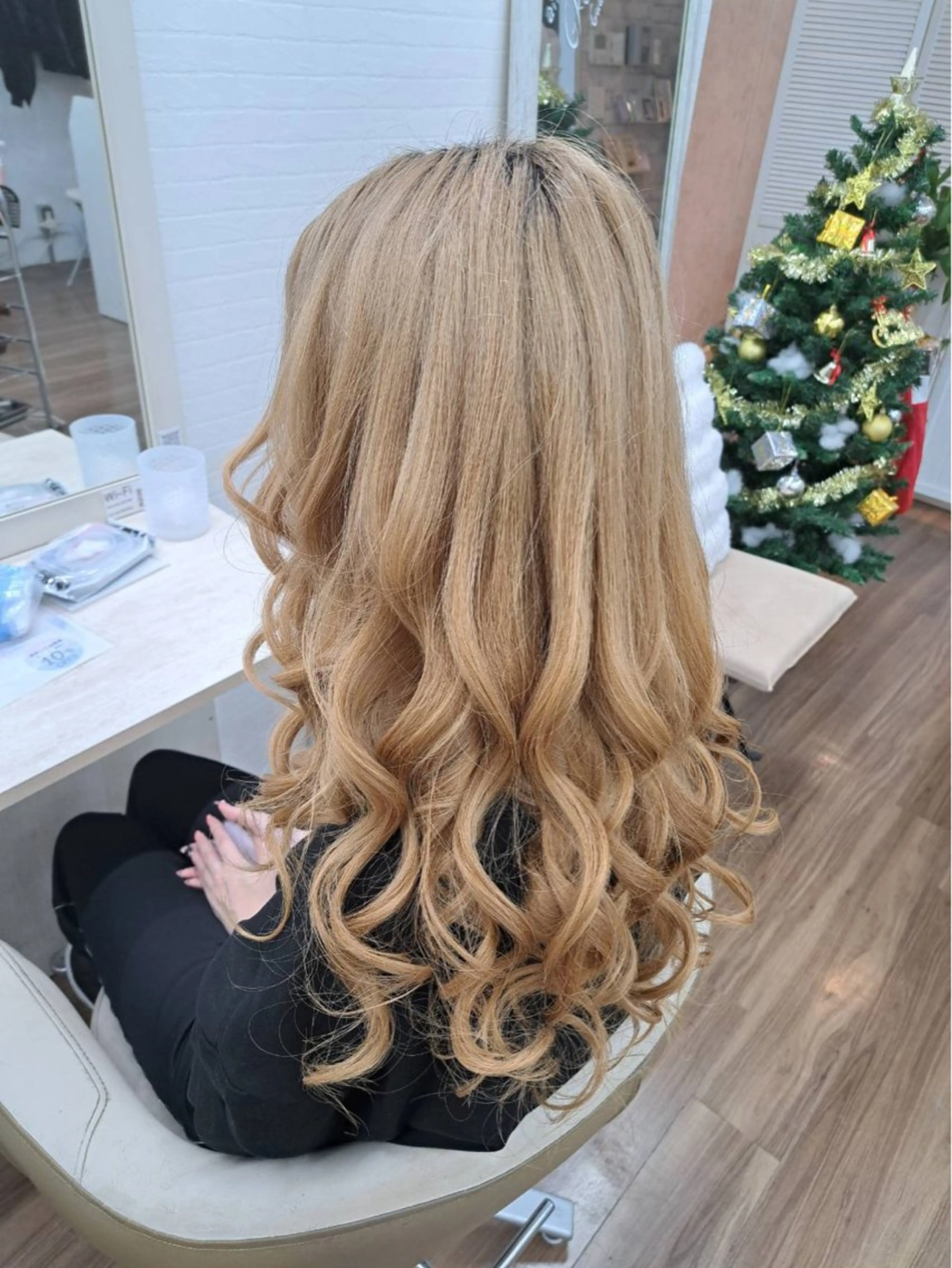 ロング ヘアアレンジ ヘアセット GLOSS 心斎橋 山上のヘアスタイル