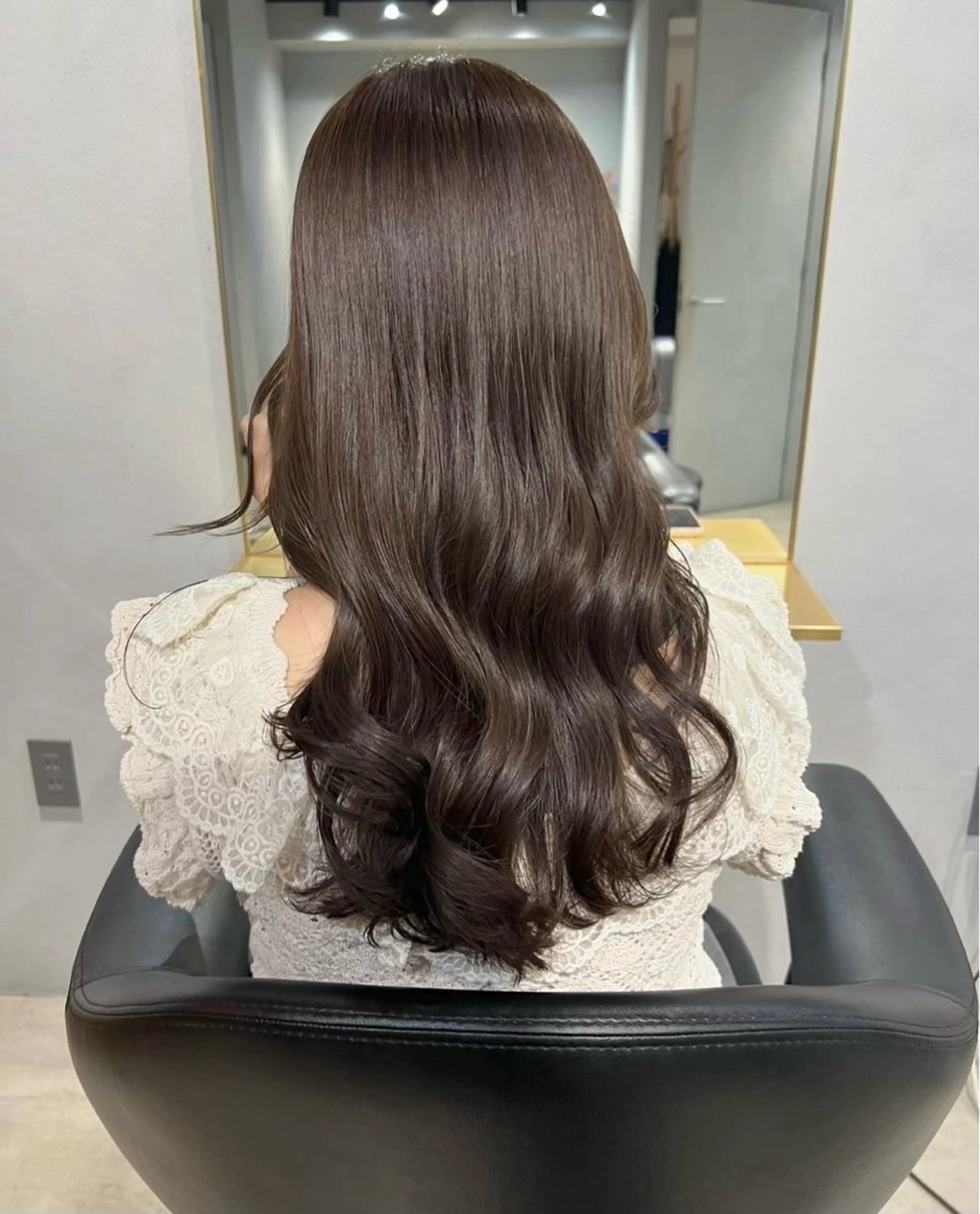 セミロング カラー ヘアカラー トリートメント akane/ボブ /ブラウンベージュのヘアスタイル