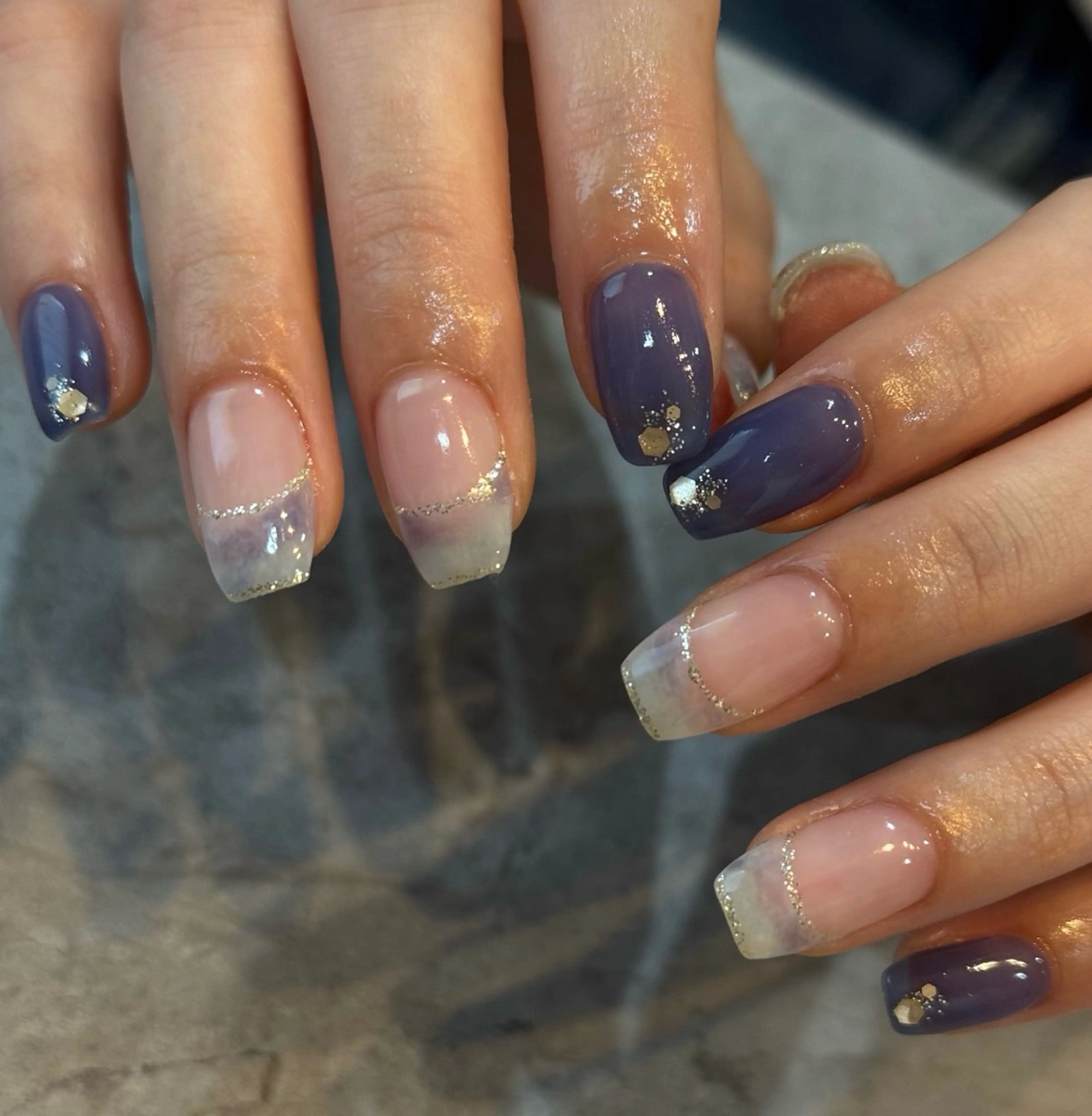 ネイル フレンチネイル ハンドネイル Blé nailのネイルデザイン