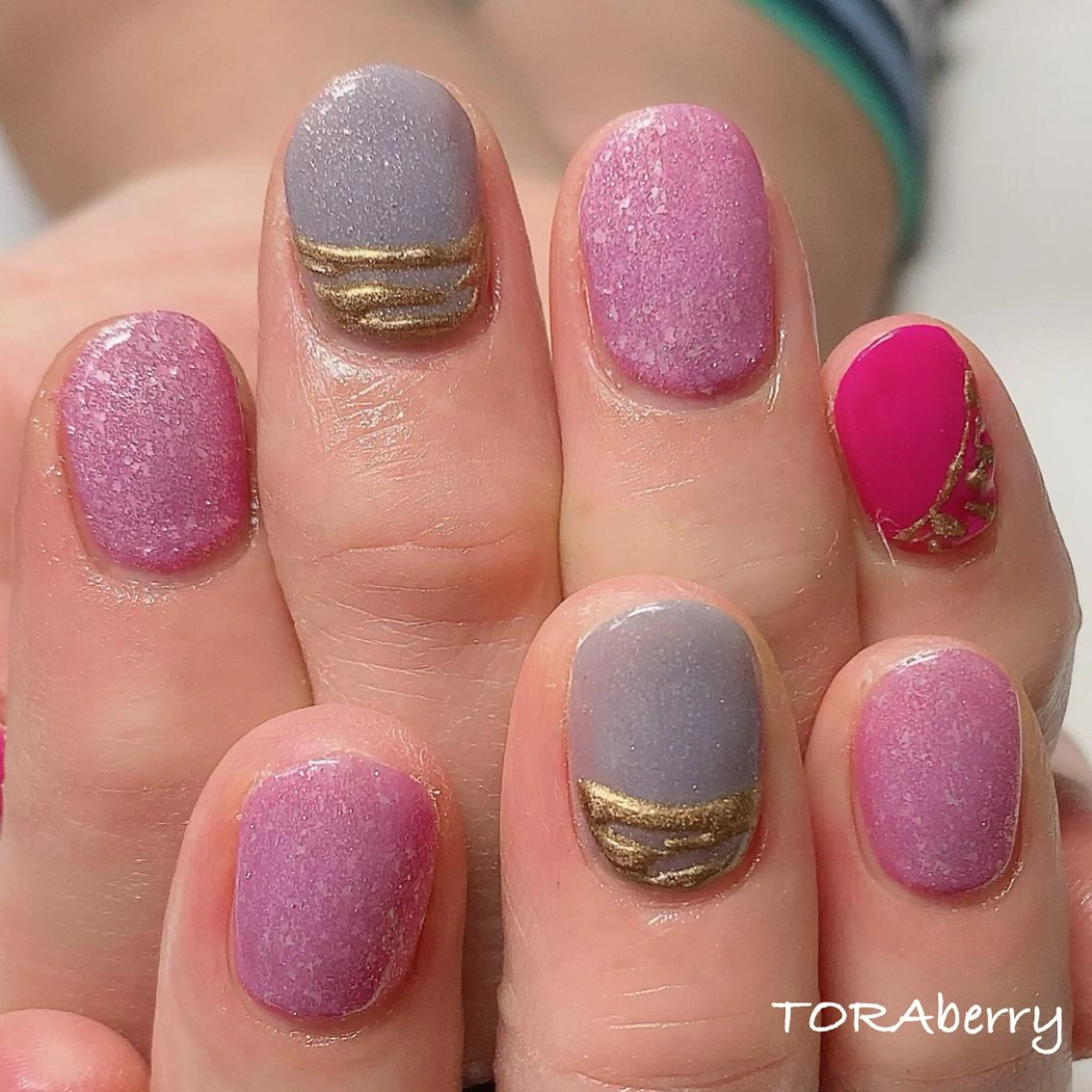 ネイル ショートネイル ハンドネイル ネイリスト なつみのネイルデザイン