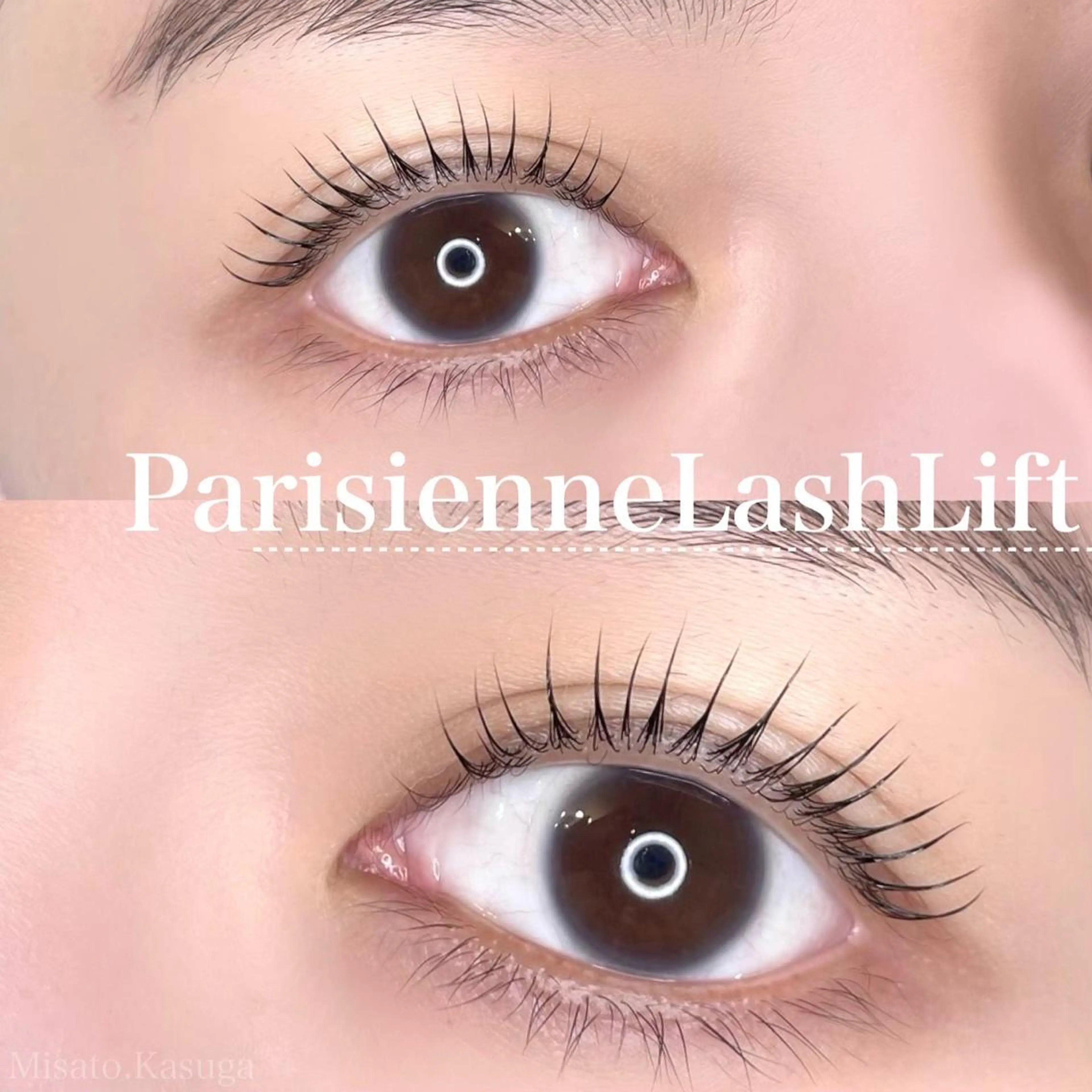 マツエク・マツパ パリジェンヌラッシュリフト L'aube eyelashのマツエク・マツパデザイン