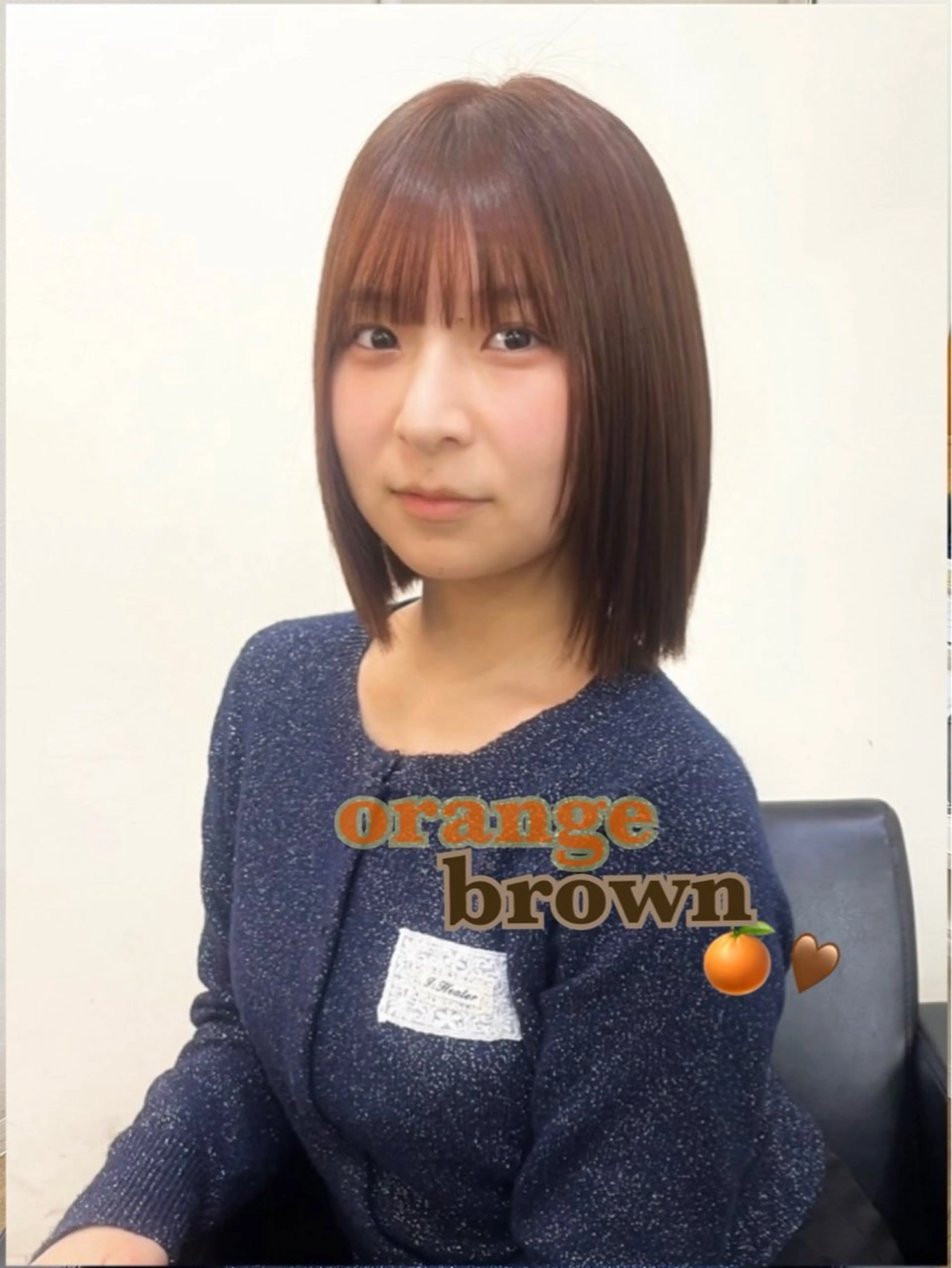 カラー ヘアカラー 新 心寧のヘアスタイル