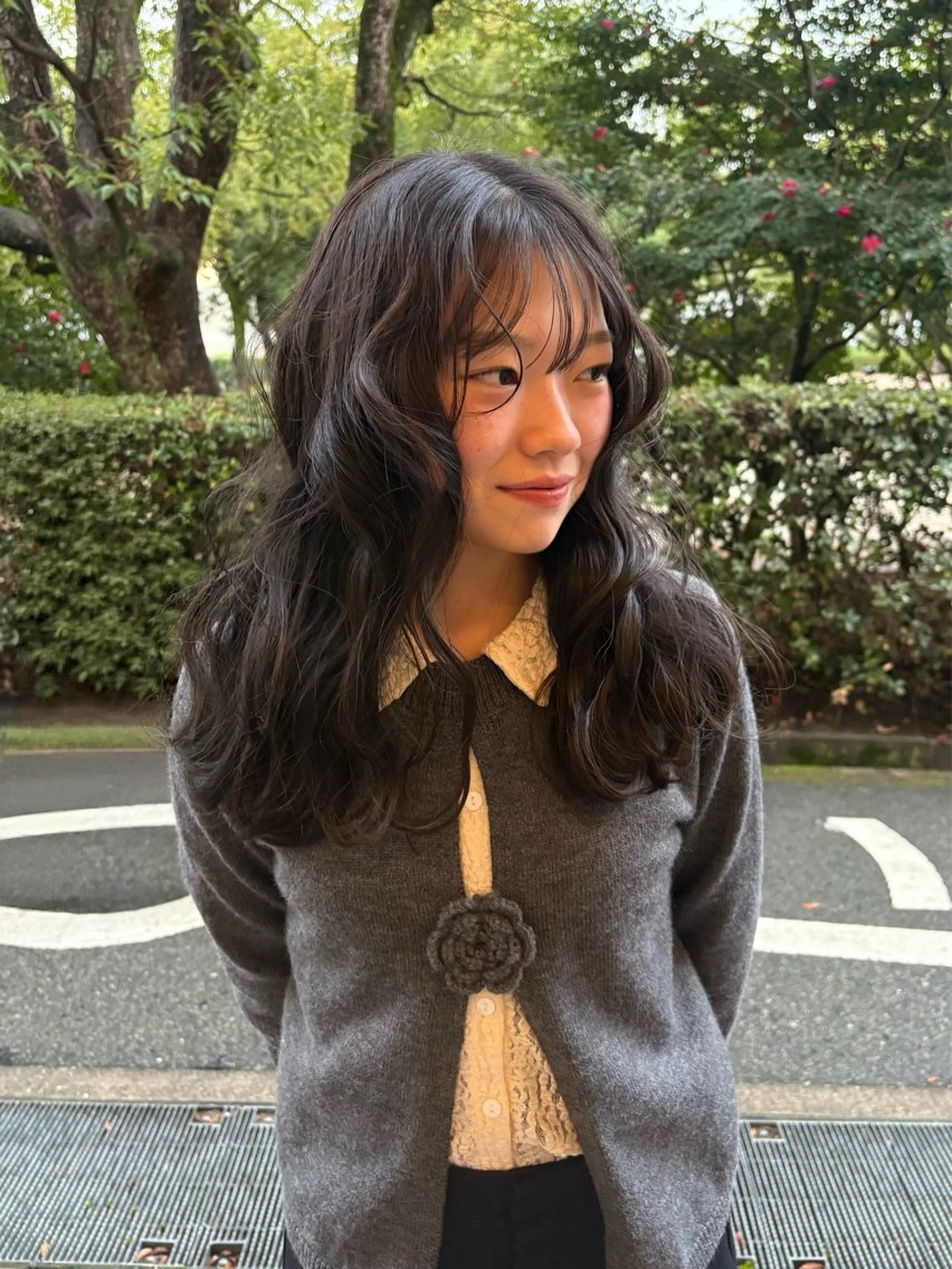 セミロング メンズモデル募集中 YOKE reinaのヘアスタイル