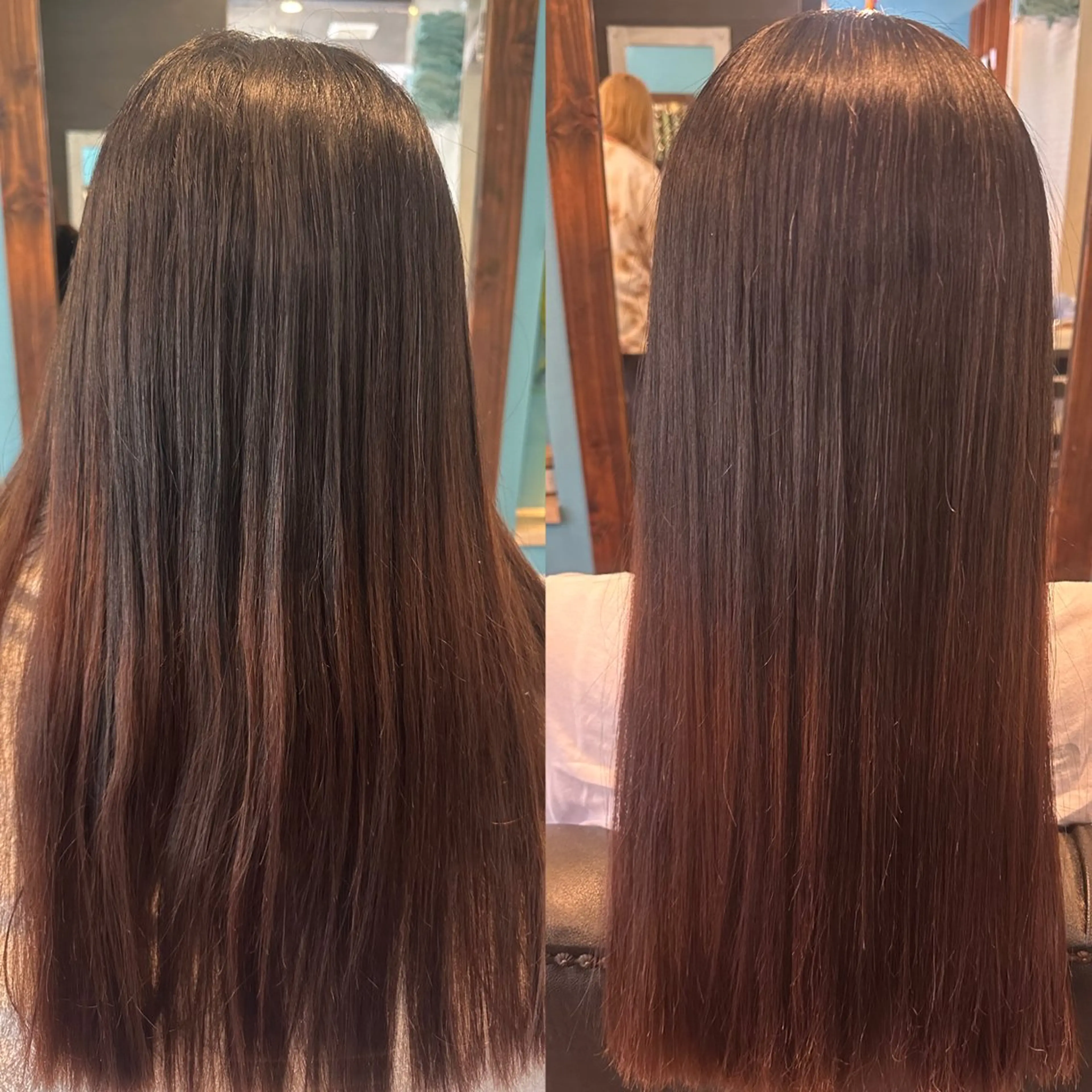 縮毛矯正の写真