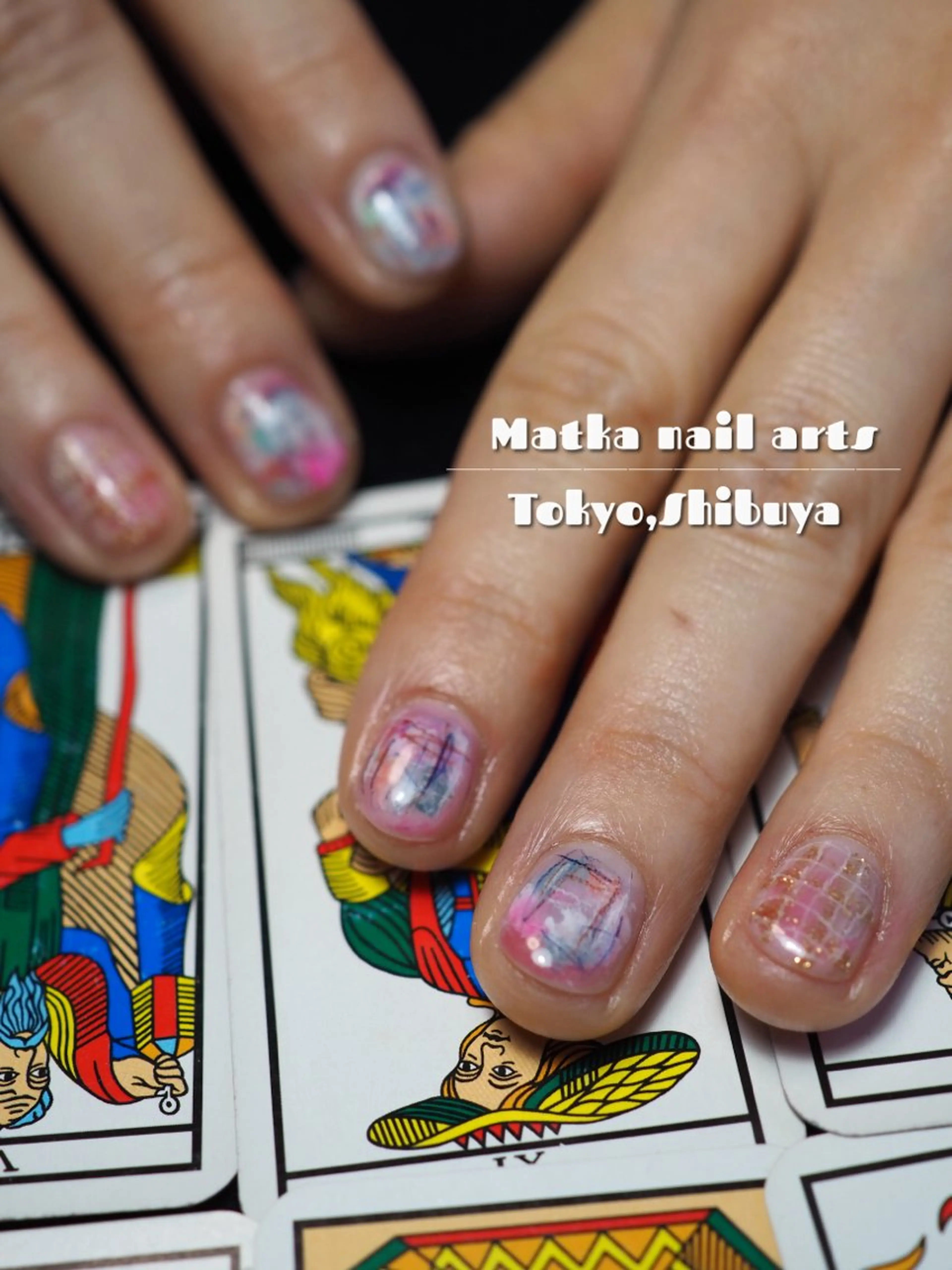 ネイル アートネイル ニュアンスネイル ショートネイル ネイルとタロット/ ユウのその他イメージ