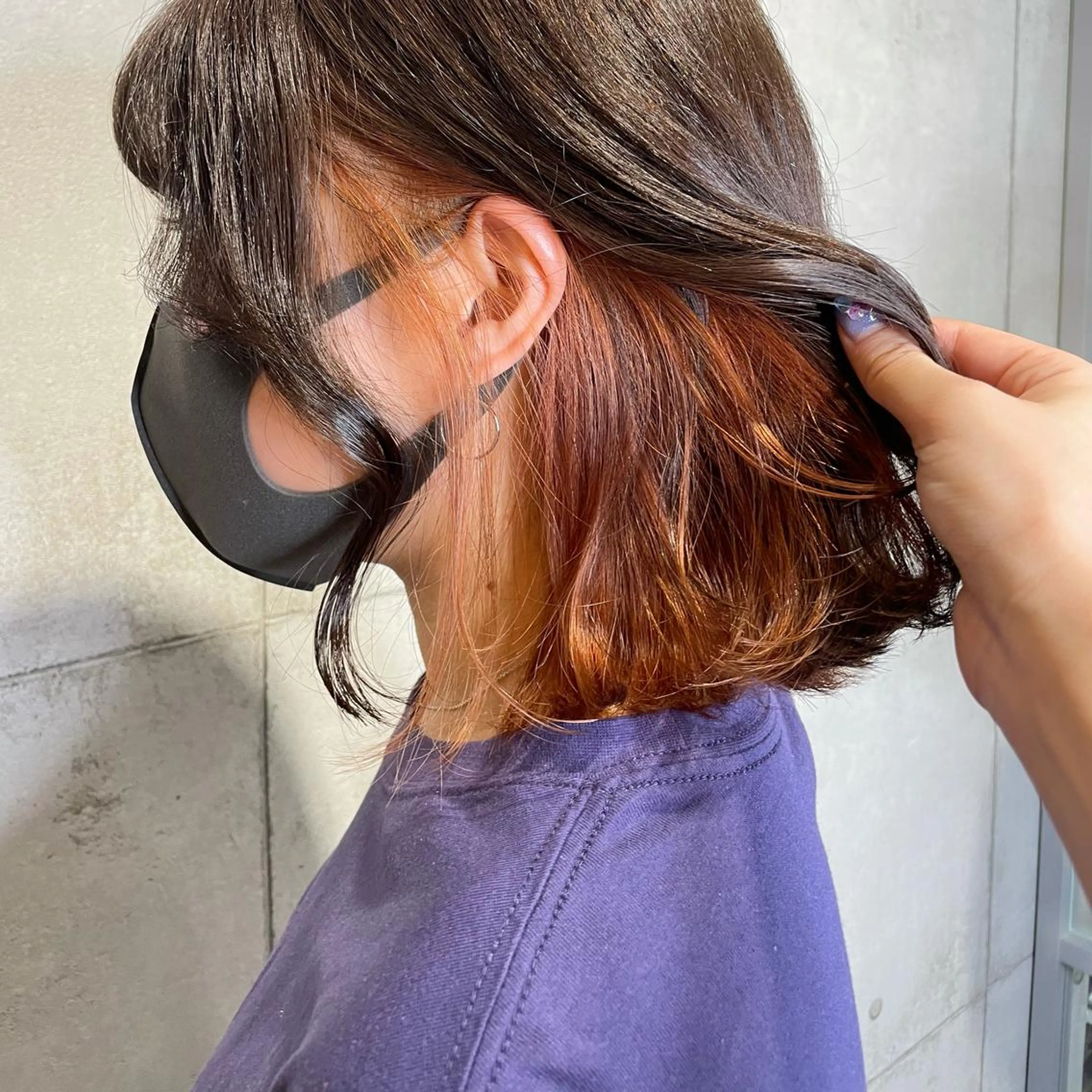 カラー オレンジ オオカワユウキ 🎀newi池袋のヘアスタイル