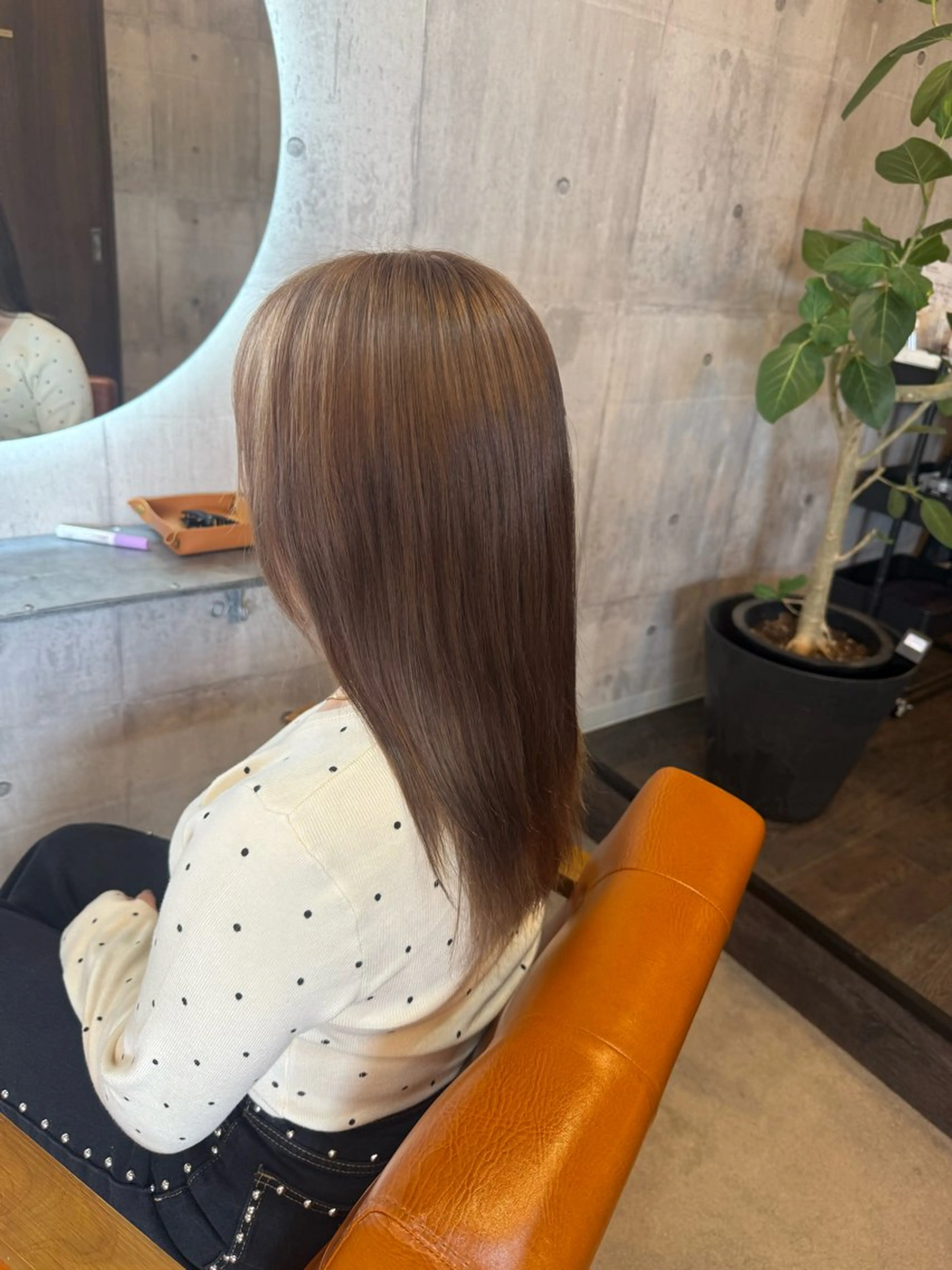 ロング ヘアカラー トリートメント hair salon lego所属・立山 綾華のヘアスタイル