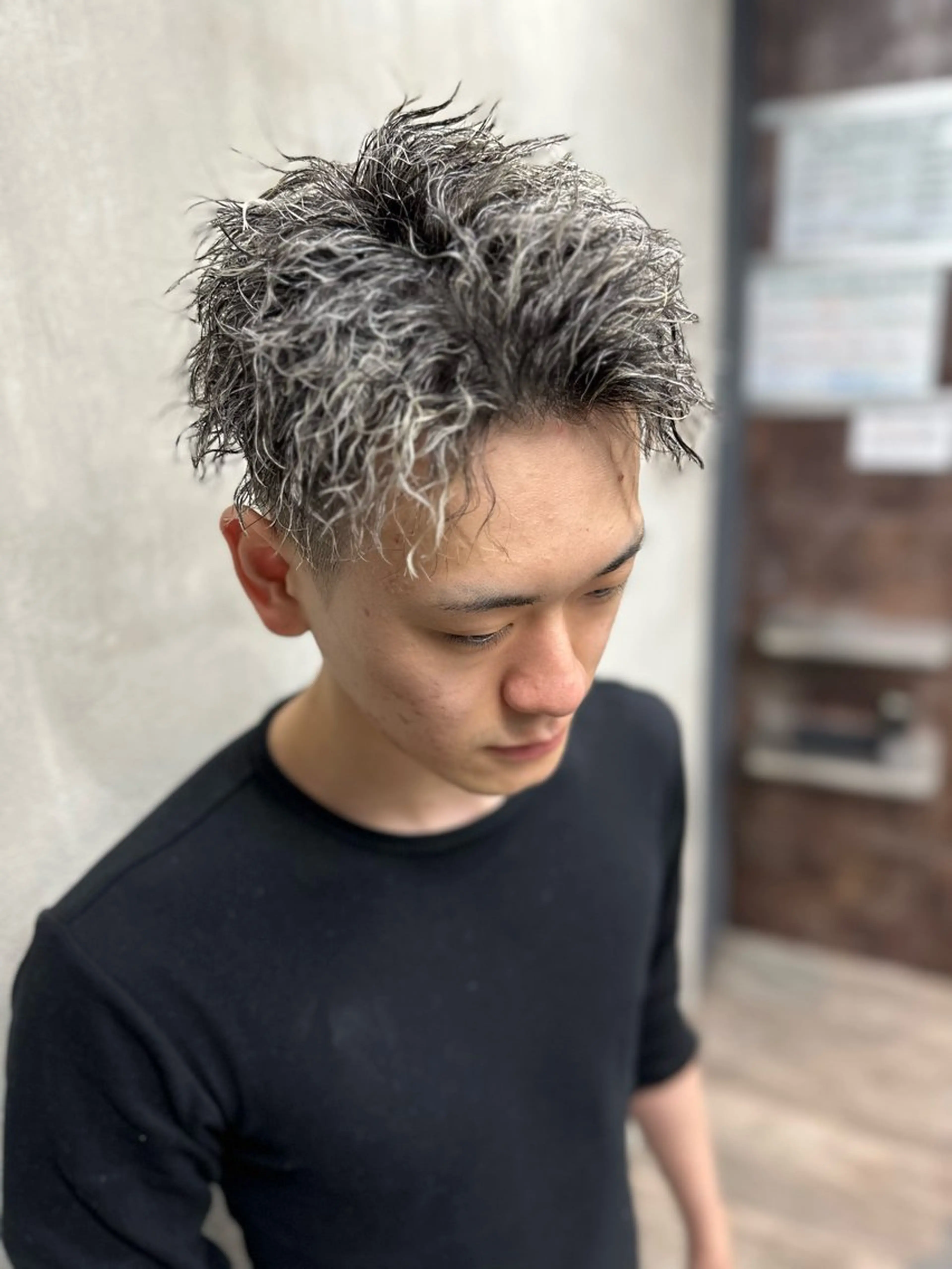 パーマ メンズ ブリーチモデル募集中 /伊藤優真のヘアスタイル