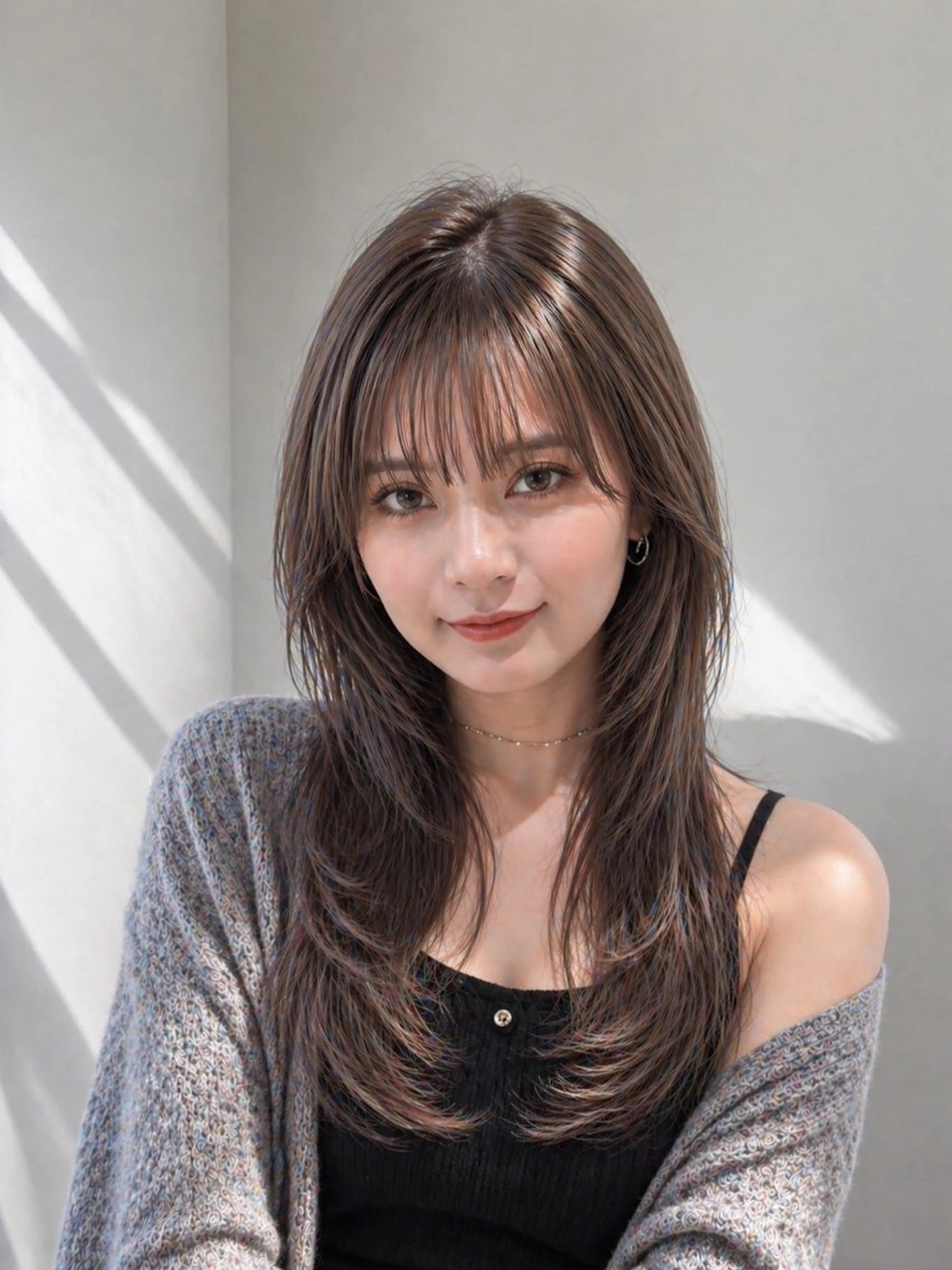 ロング 似合わせno.1💎 韓国ヘア特化まなかのヘアスタイル