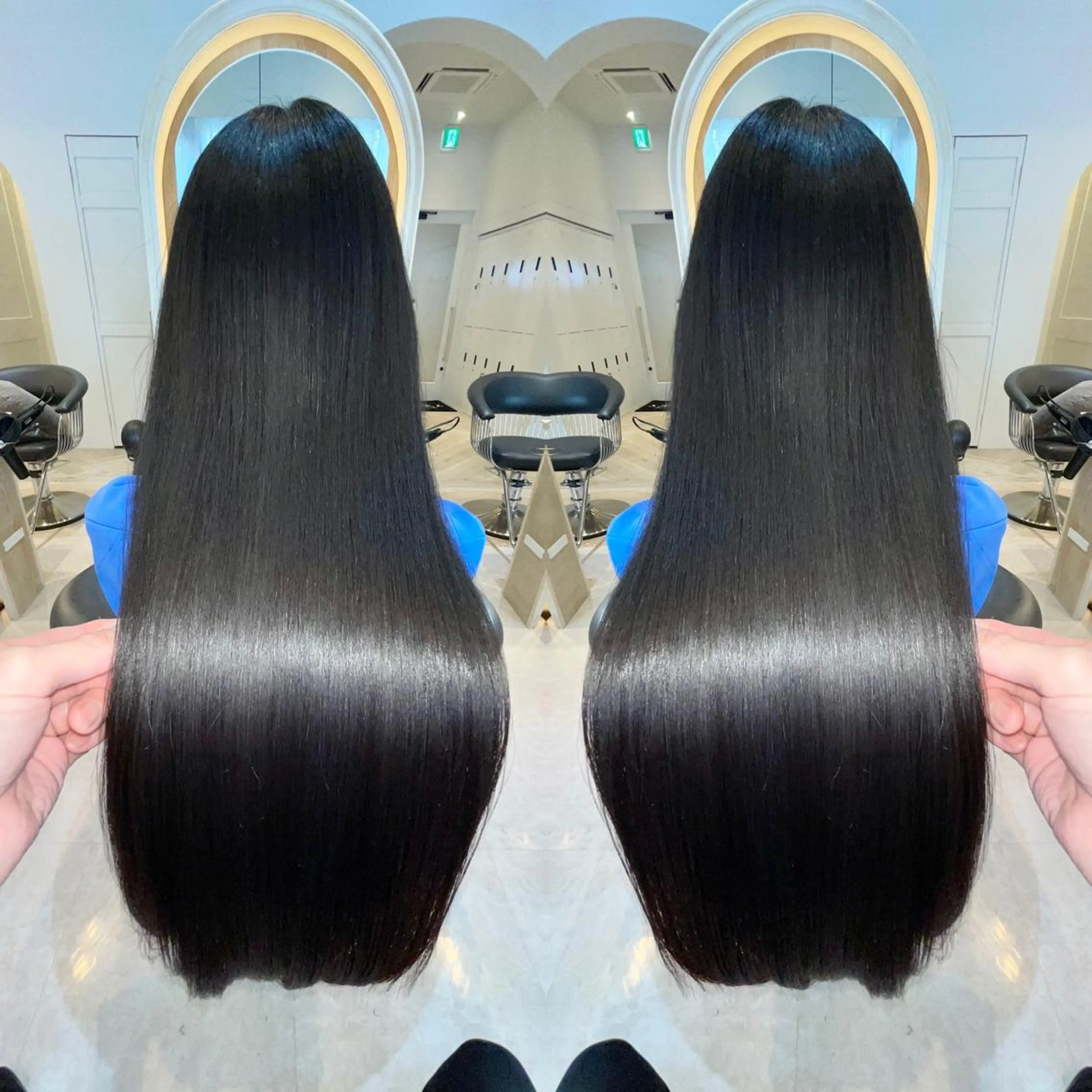 ロング トリートメント 佐々木 裕一のヘアスタイル