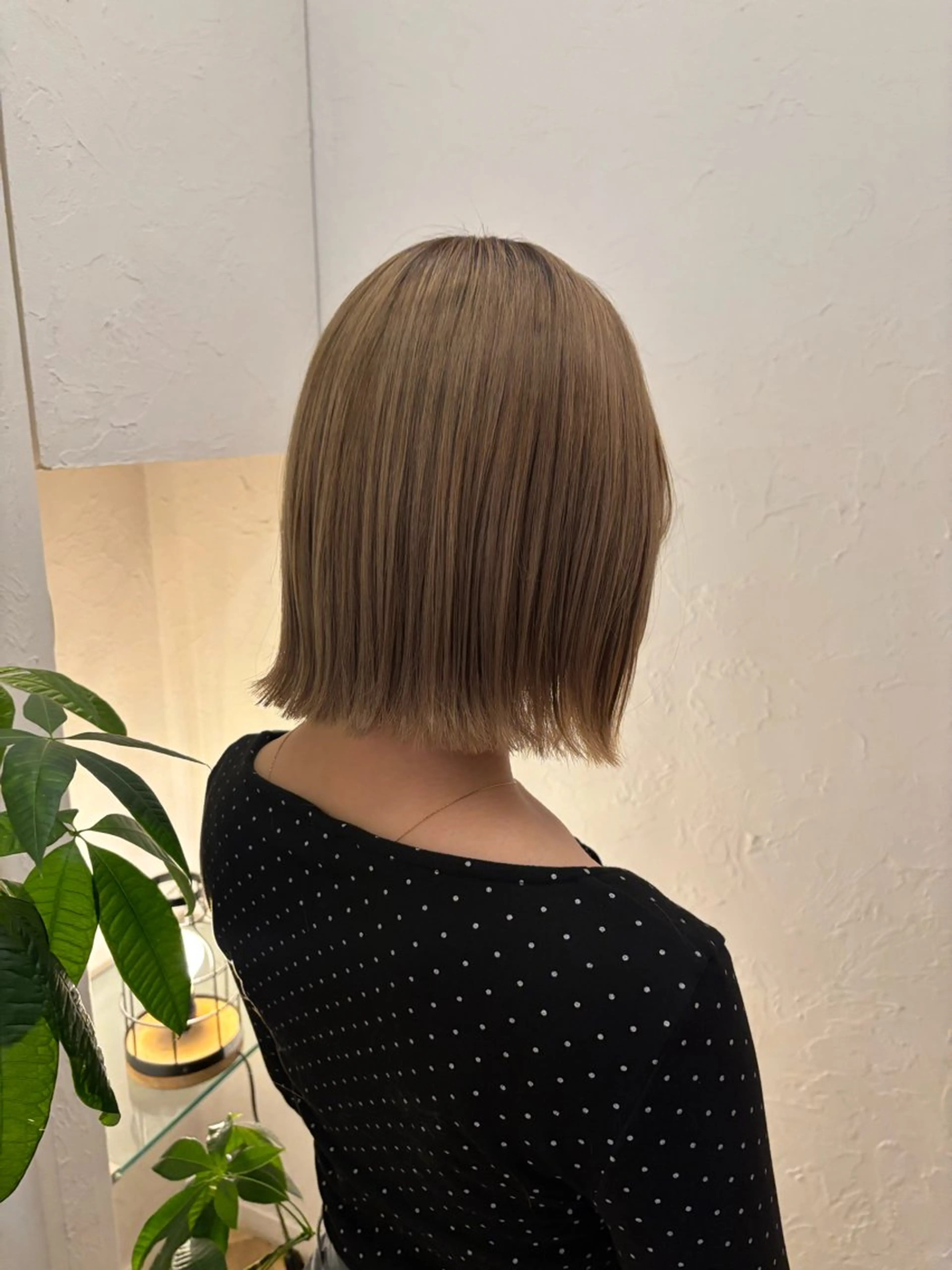 ミディアム 顔周りカット レイヤーカット 後藤 明香里のヘアスタイル