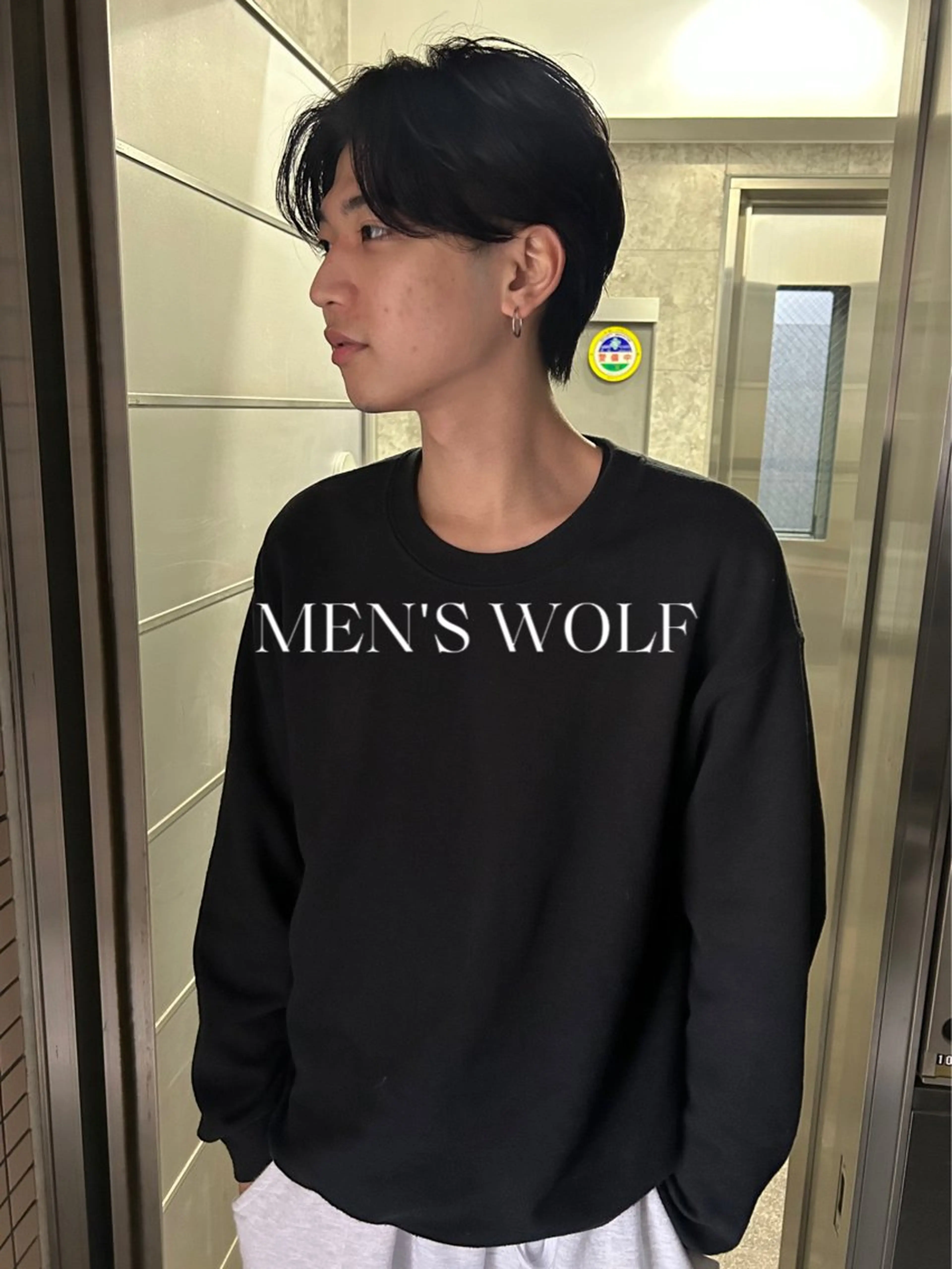 ショート パーマ メンズ メンズブリーチ センターパート メンズハイライト メンズインナーカラー メンズパーマ カット 💈メンズ短髪特化 ✂︎伊藤大輝💈のヘアスタイル