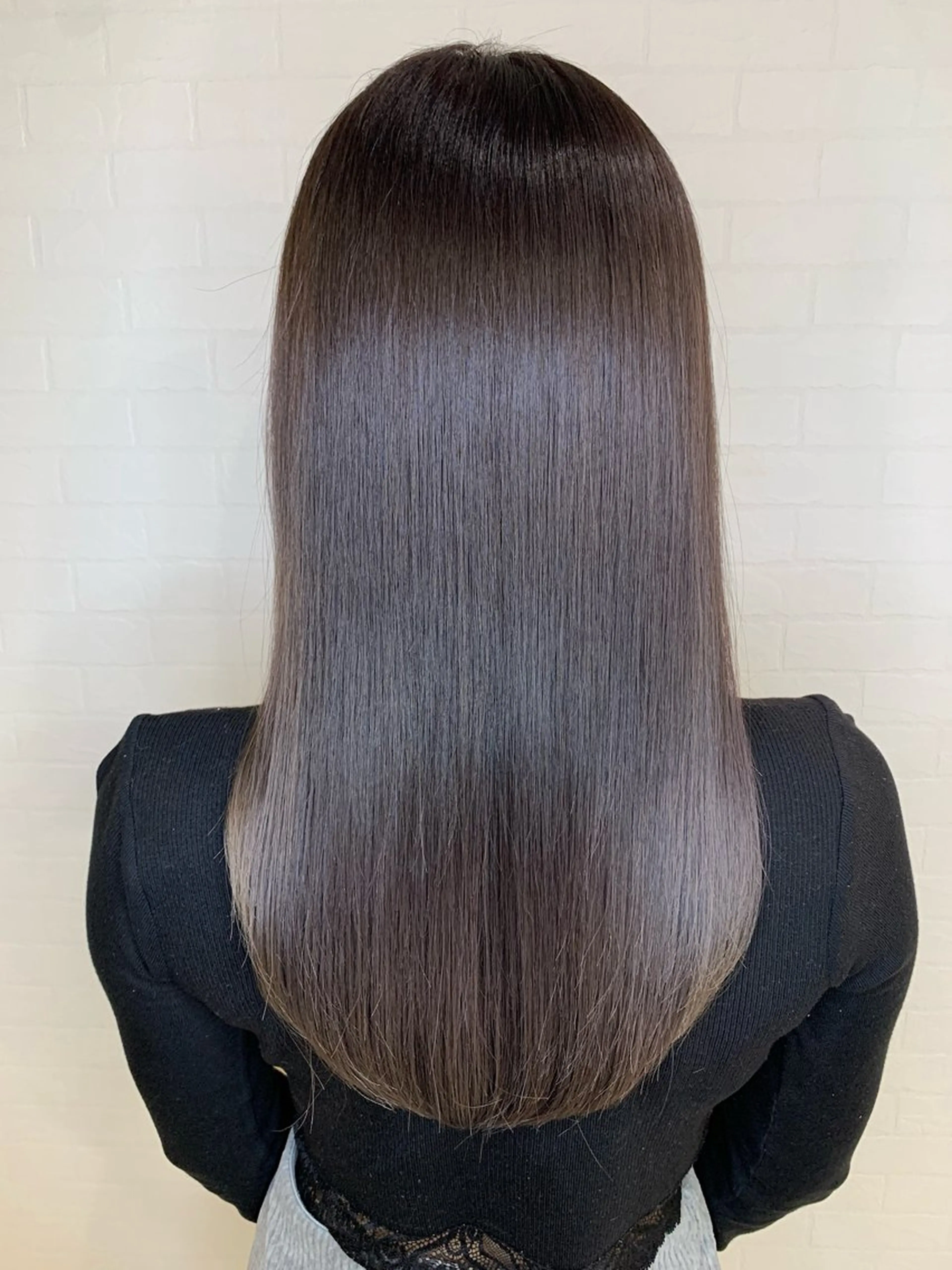 セミロング レイヤー/髪質改善 /山永圭介のヘアスタイル