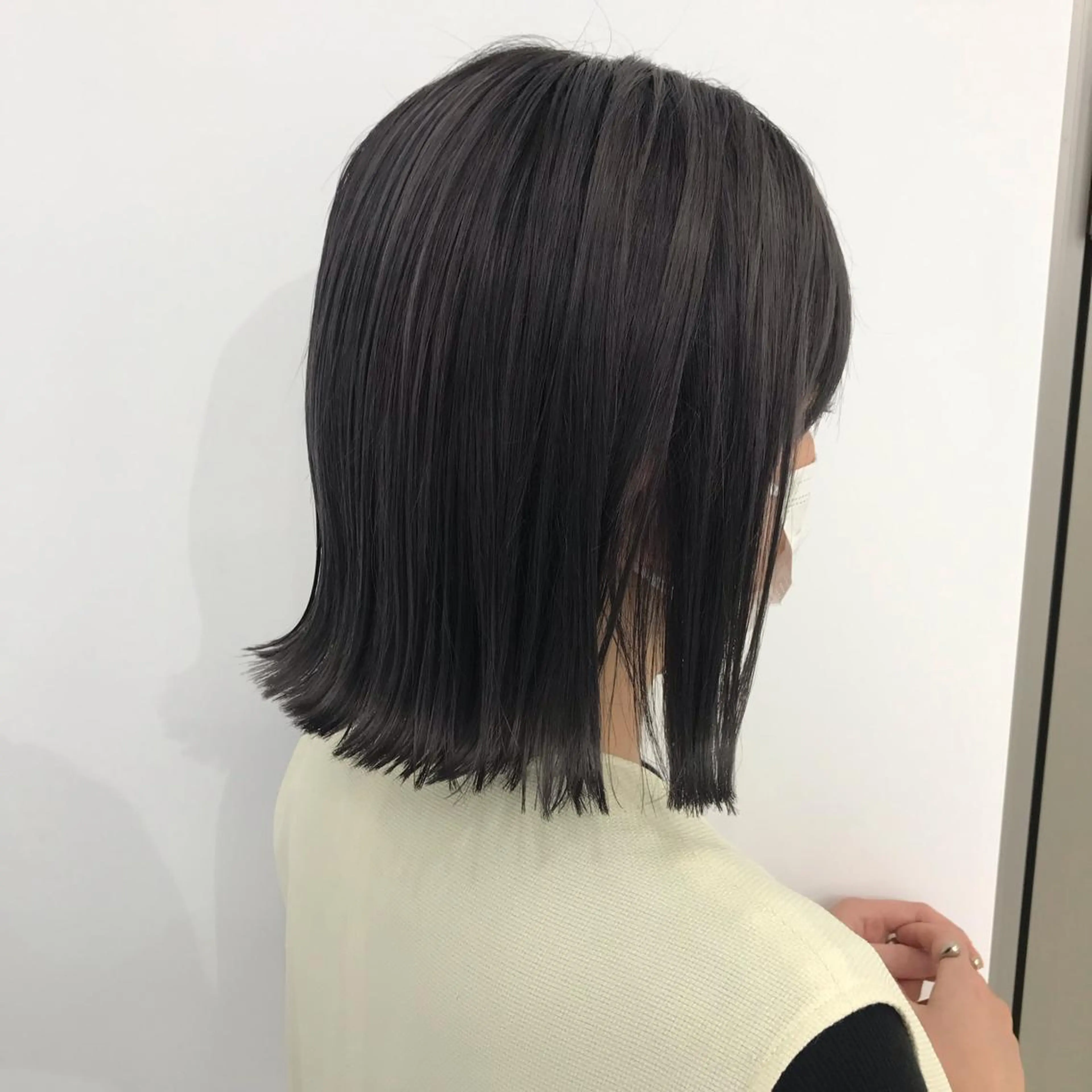 ミディアム カット ヘアカラー トリートメント 天王寺の美容師 わだひろしのヘアスタイル