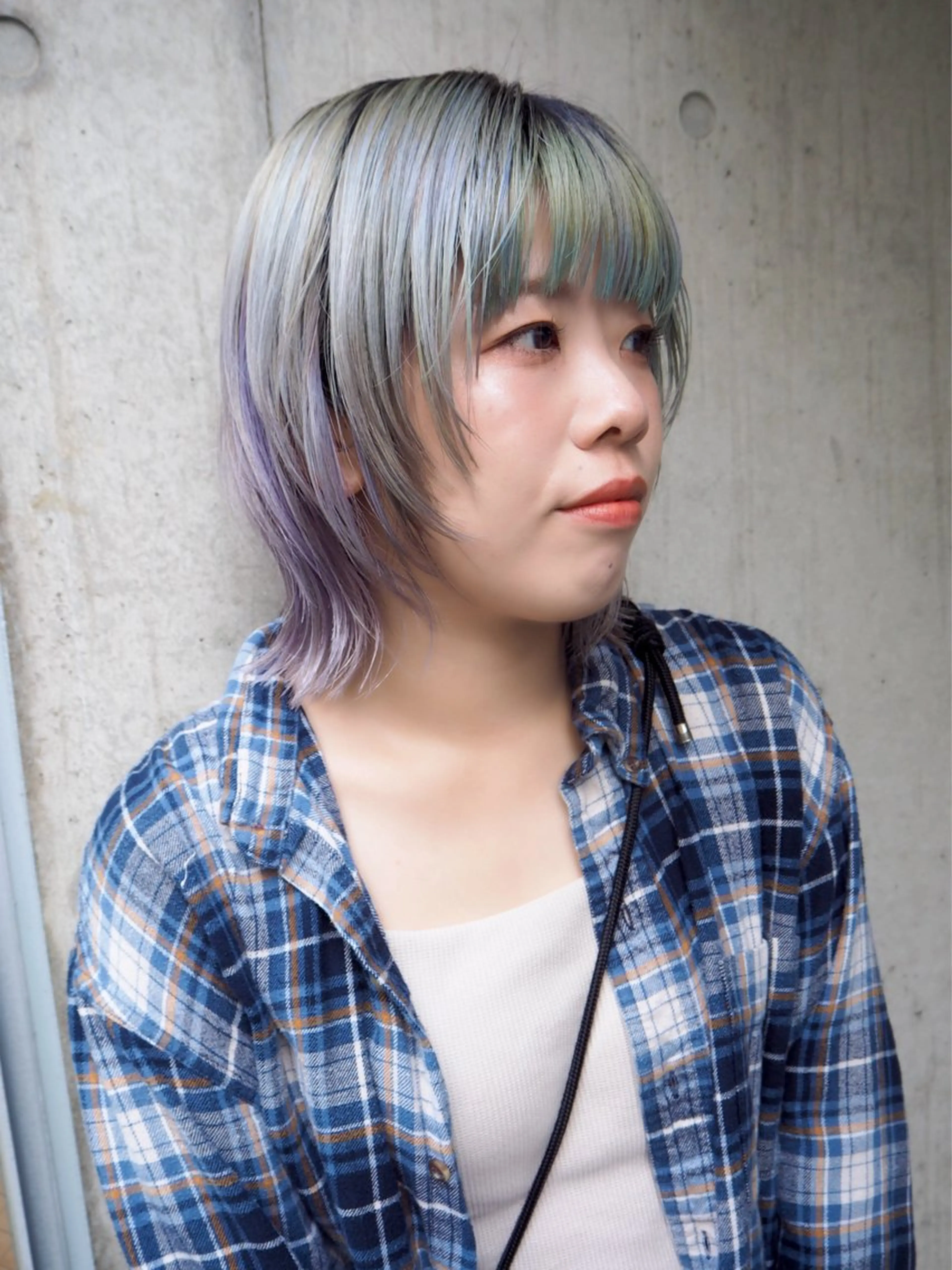 ミディアム カラー カット ヘアカラー トリートメント Paddle所属・似合わせレイヤー/ ニュアンスパーマ高倉のヘアスタイル