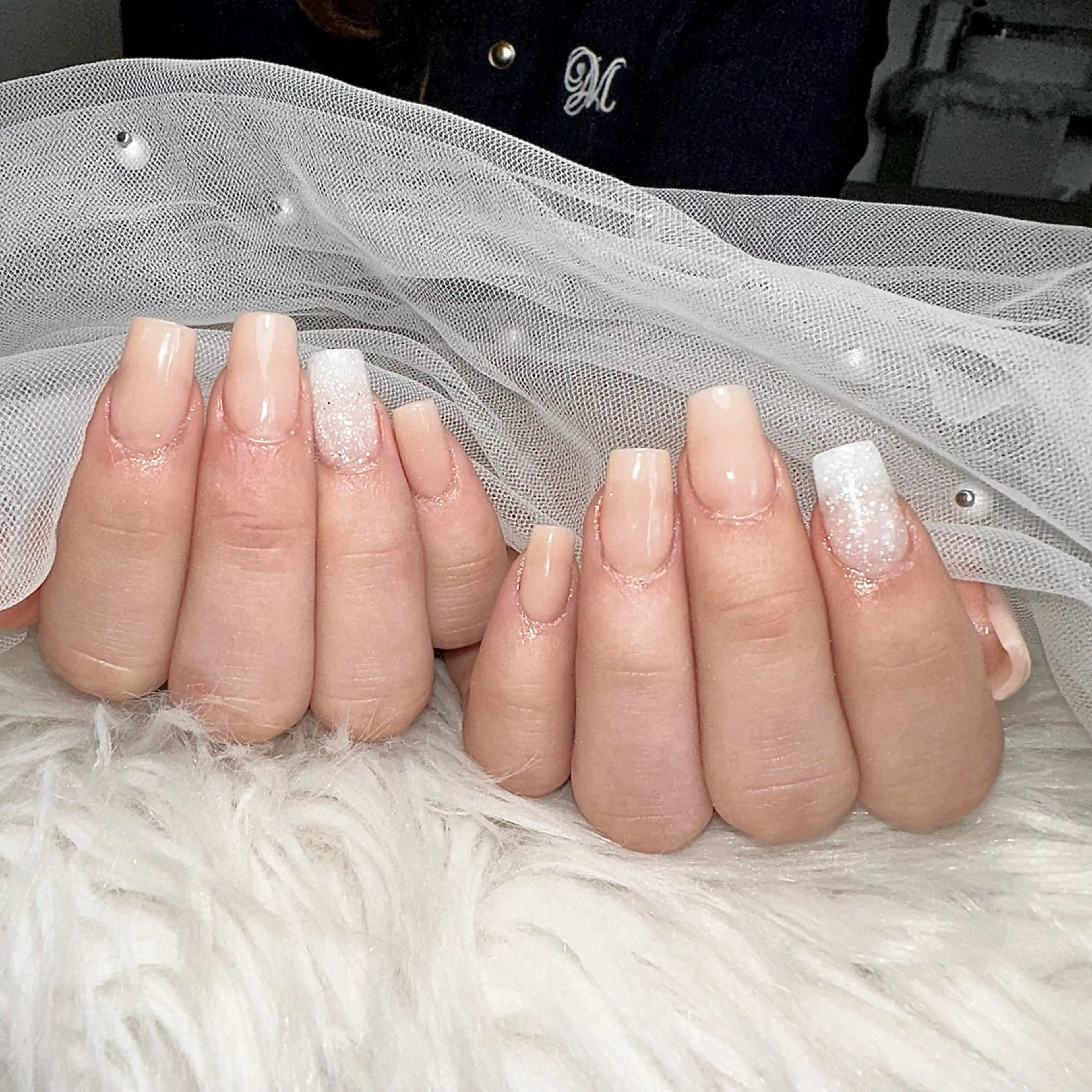 【S size長さだし】スカルプワンカラー.ラメグラデ　¥6500の写真