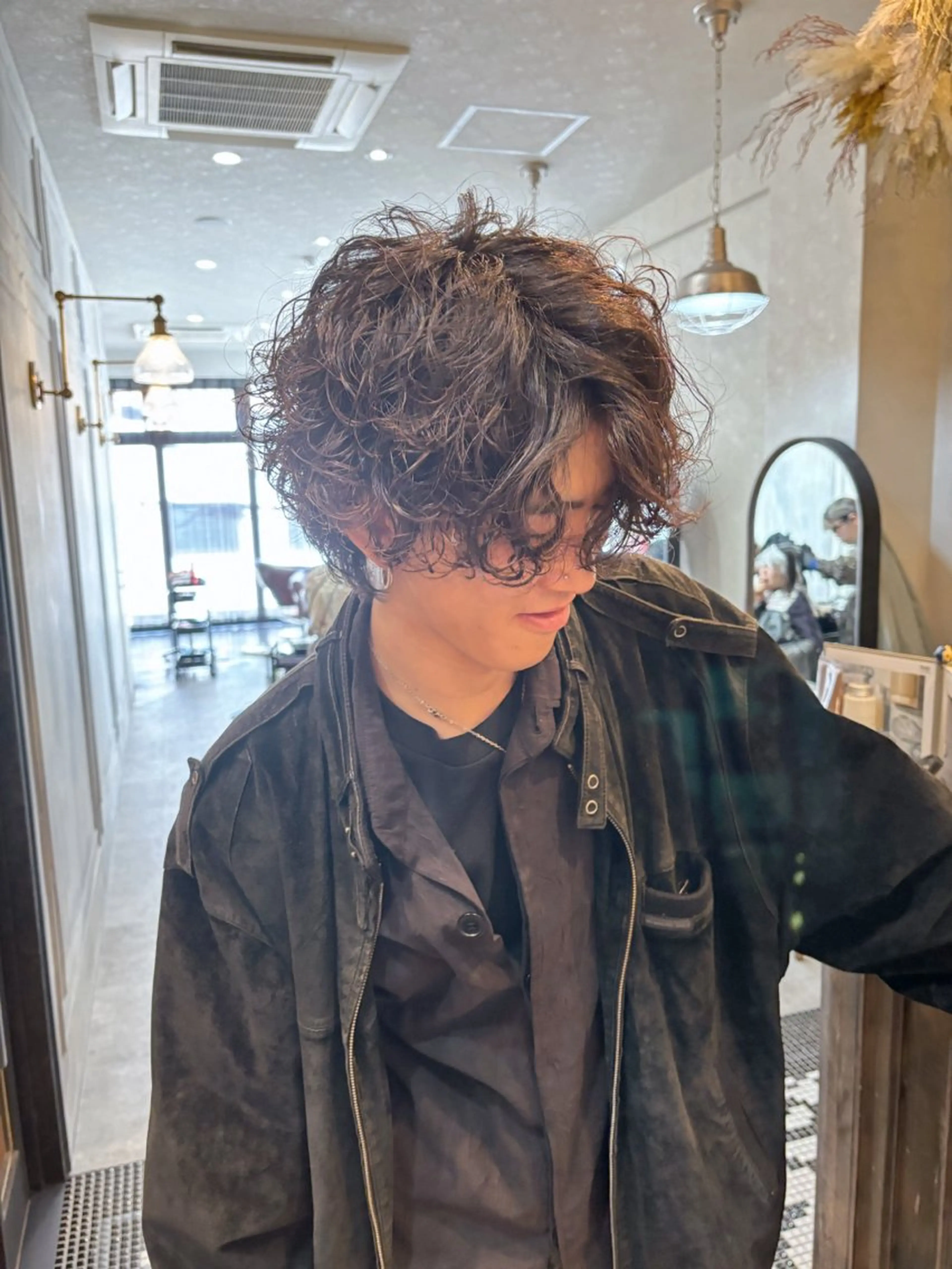 ショート パーマ デザインパーマ 藤田和樹のヘアスタイル