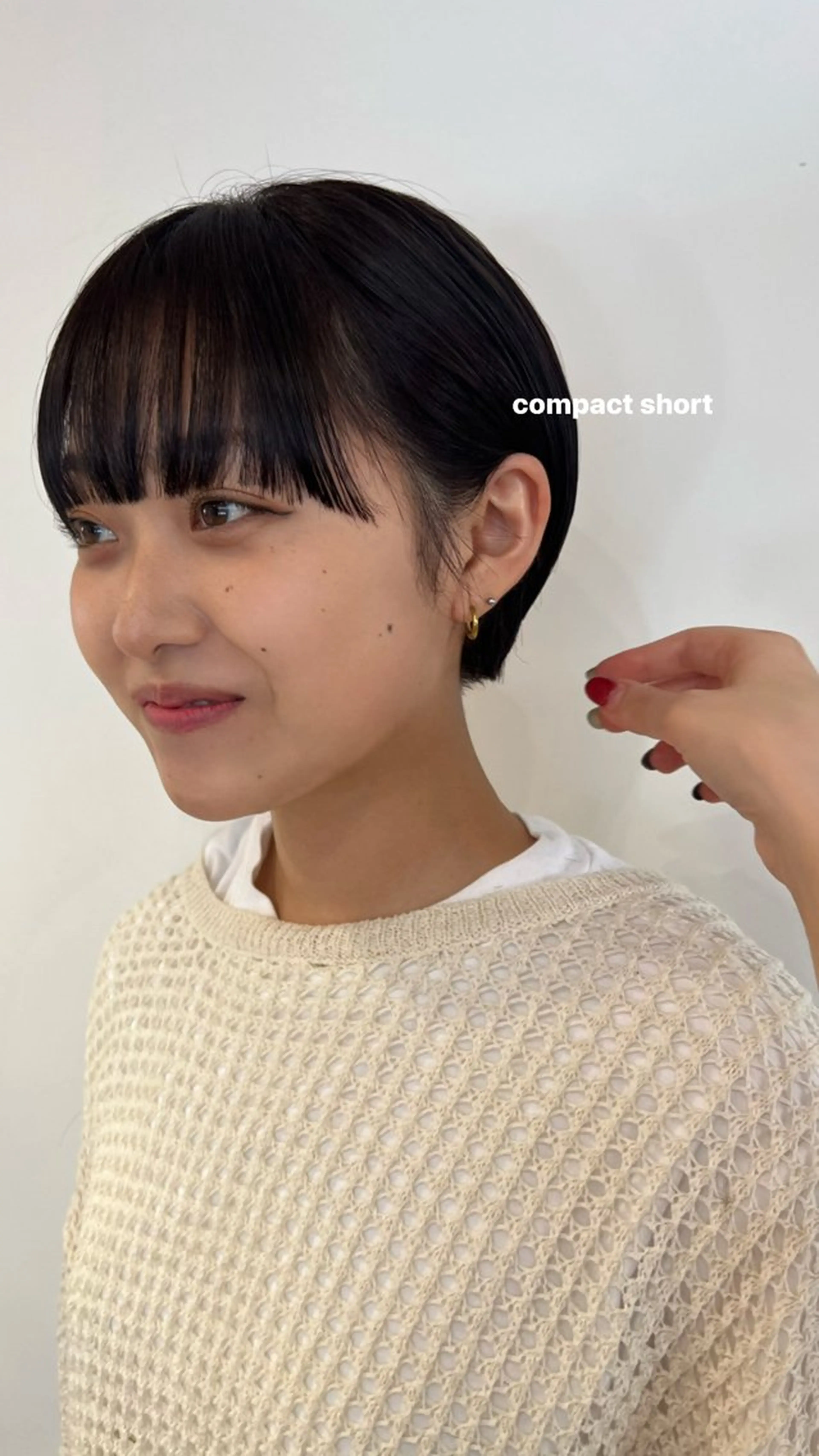 ショート 目黒 彩花のヘアスタイル