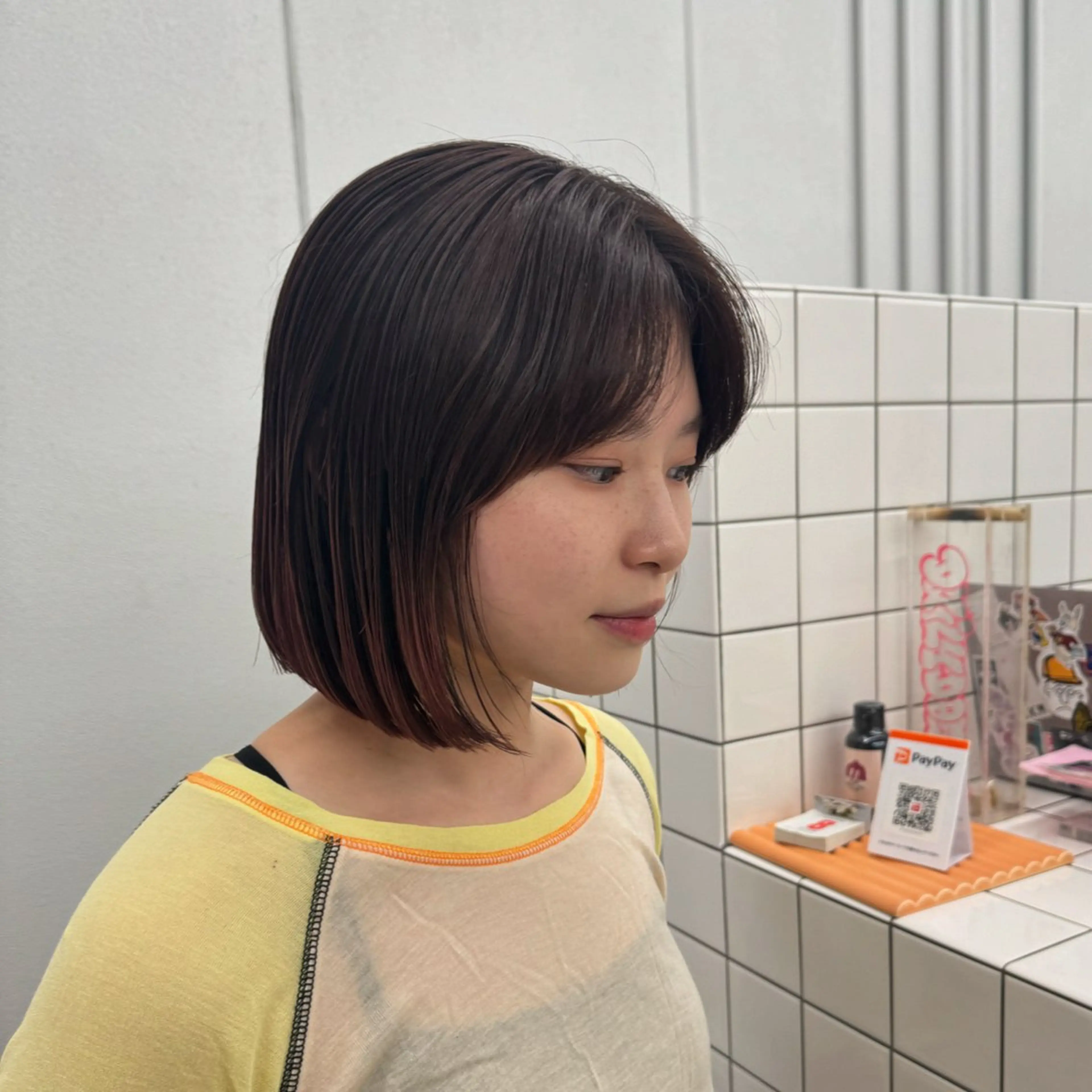 ショート カラー カット ヘアカラー トリートメント パーマ/レイヤー/ ボブ/豊浦翔太のヘアスタイル