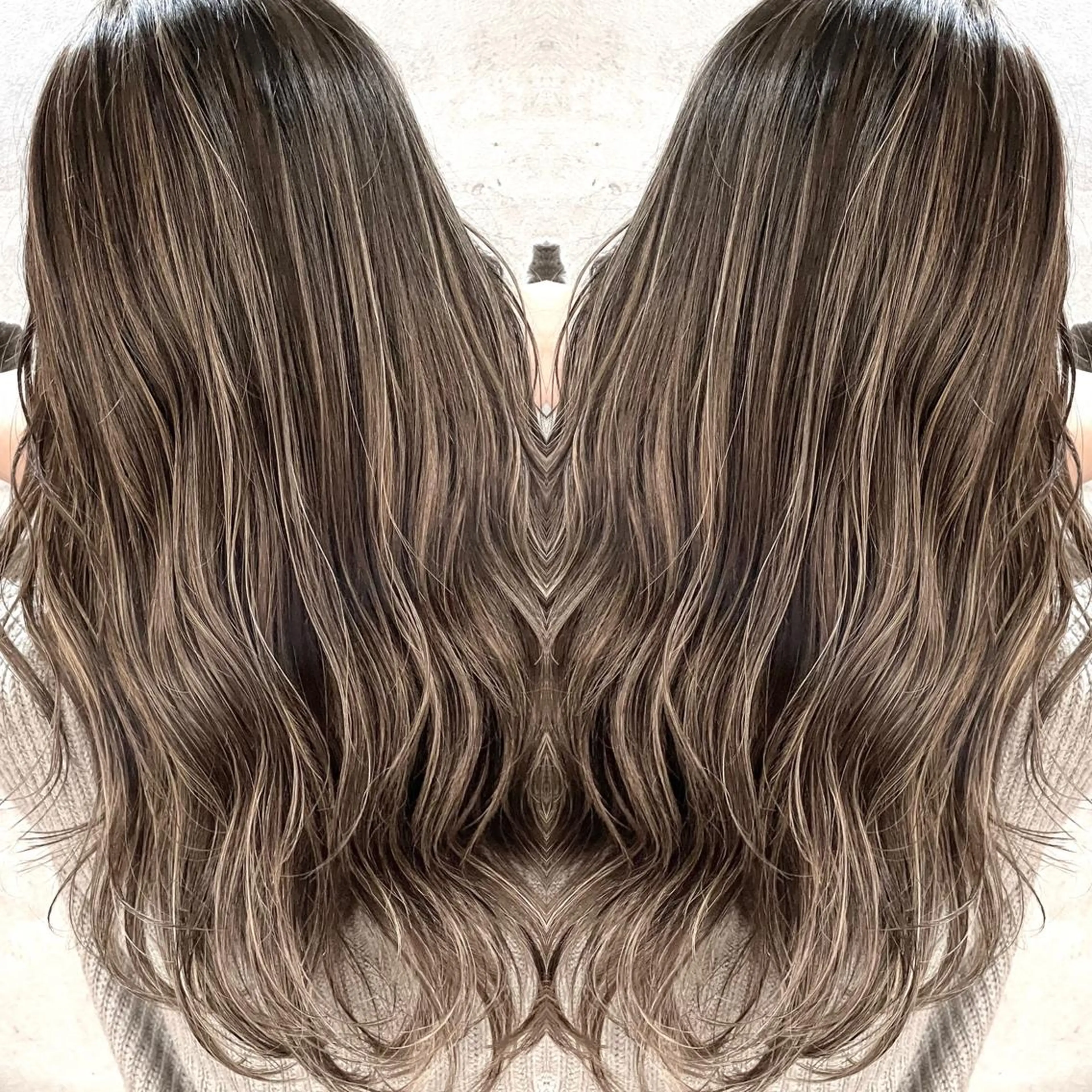 ロング カラー ハイライトカラー ハイライト ✨ハイトーン✨ 濱田知孝のヘアスタイル