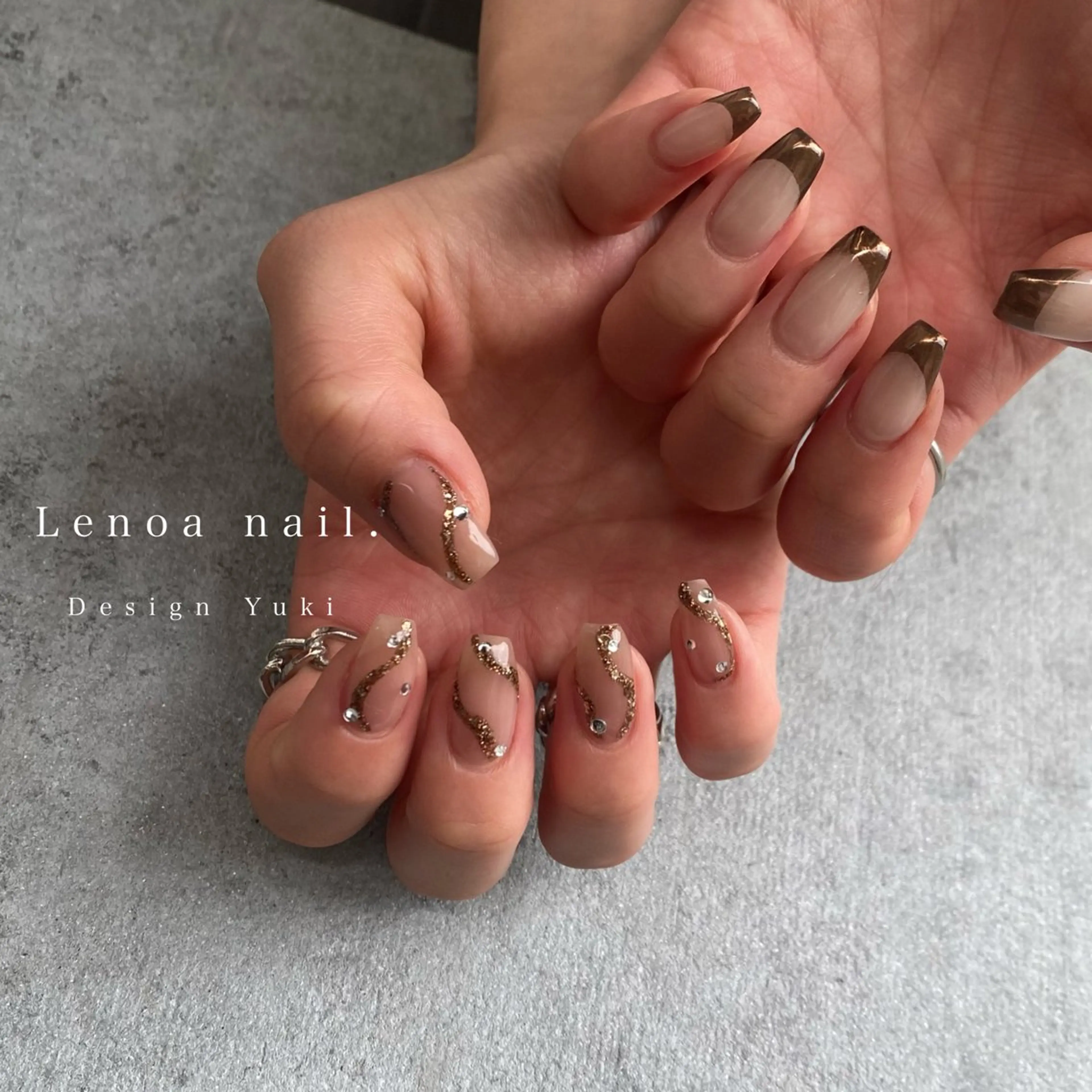 ネイル ハンドネイル Lenoa Yukiのネイルデザイン