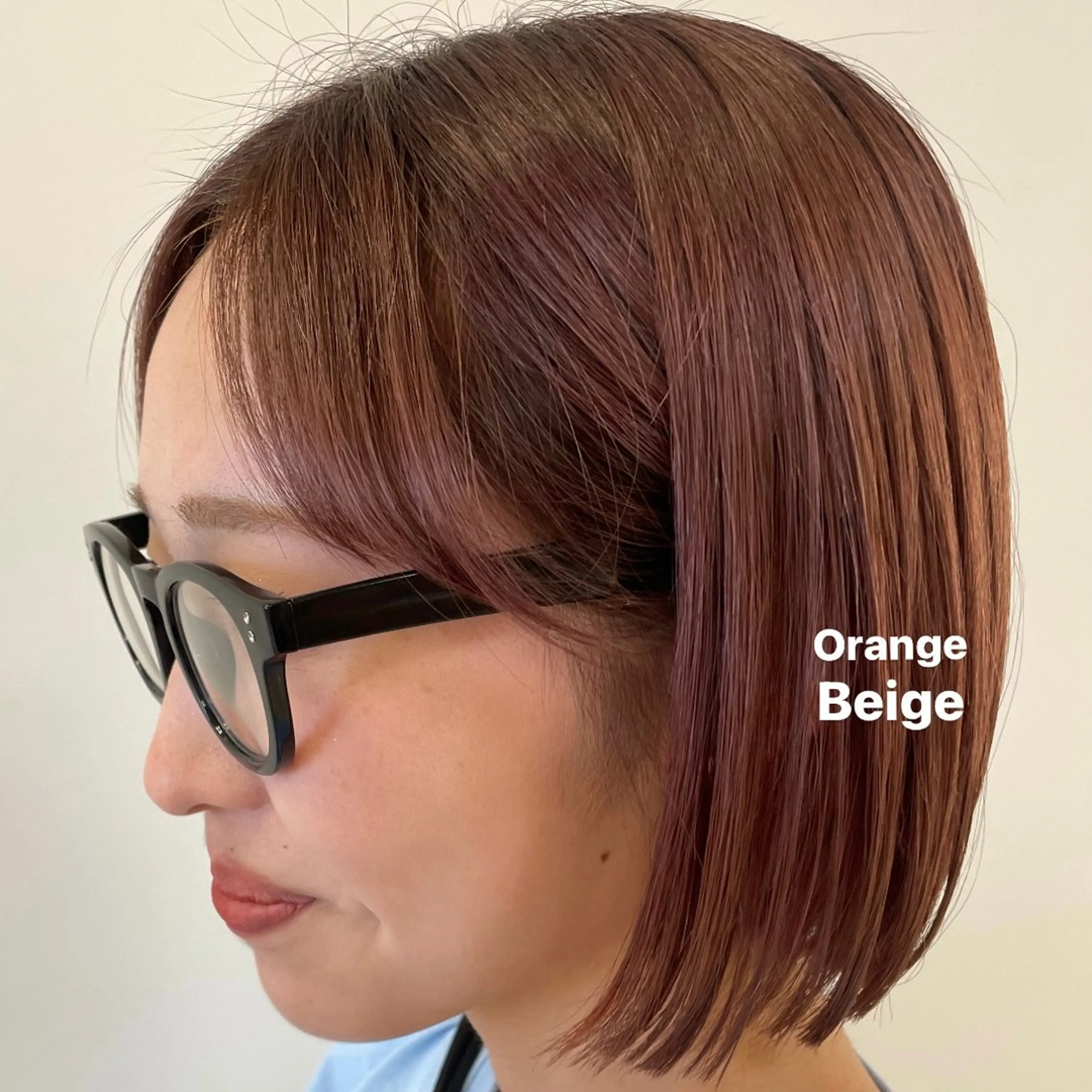 ミディアム カラー ベージュカラー ボブ ·˖Reika·˖✩のヘアスタイル