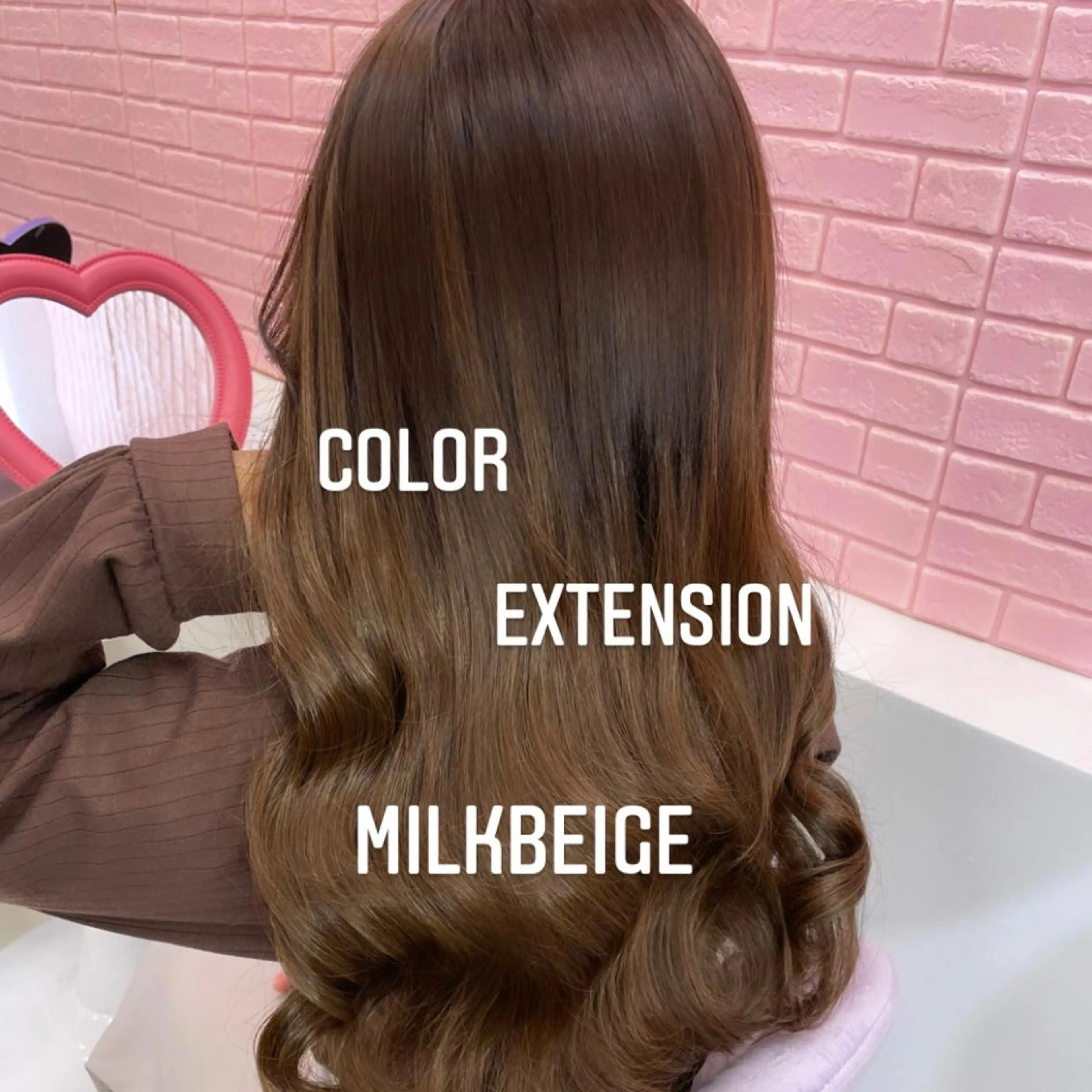 ロング カラー ヘアカラー エクステ エクステ🩵ブリーチ 韓国ヘア🩵KAEのヘアスタイル