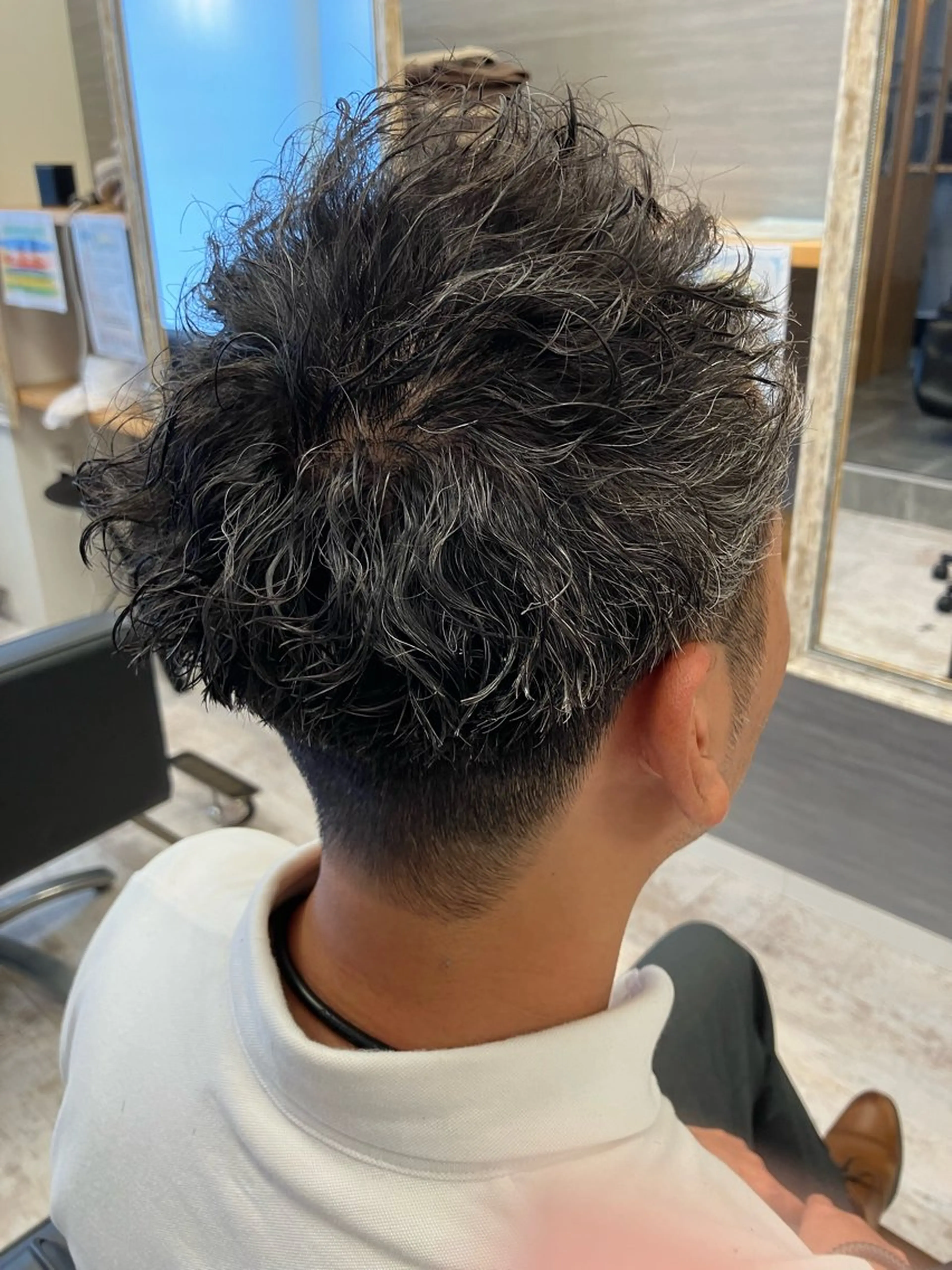 パーマ メンズ カット パーマ メンズ特化/パーマ/ フェードWATARUのヘアスタイル