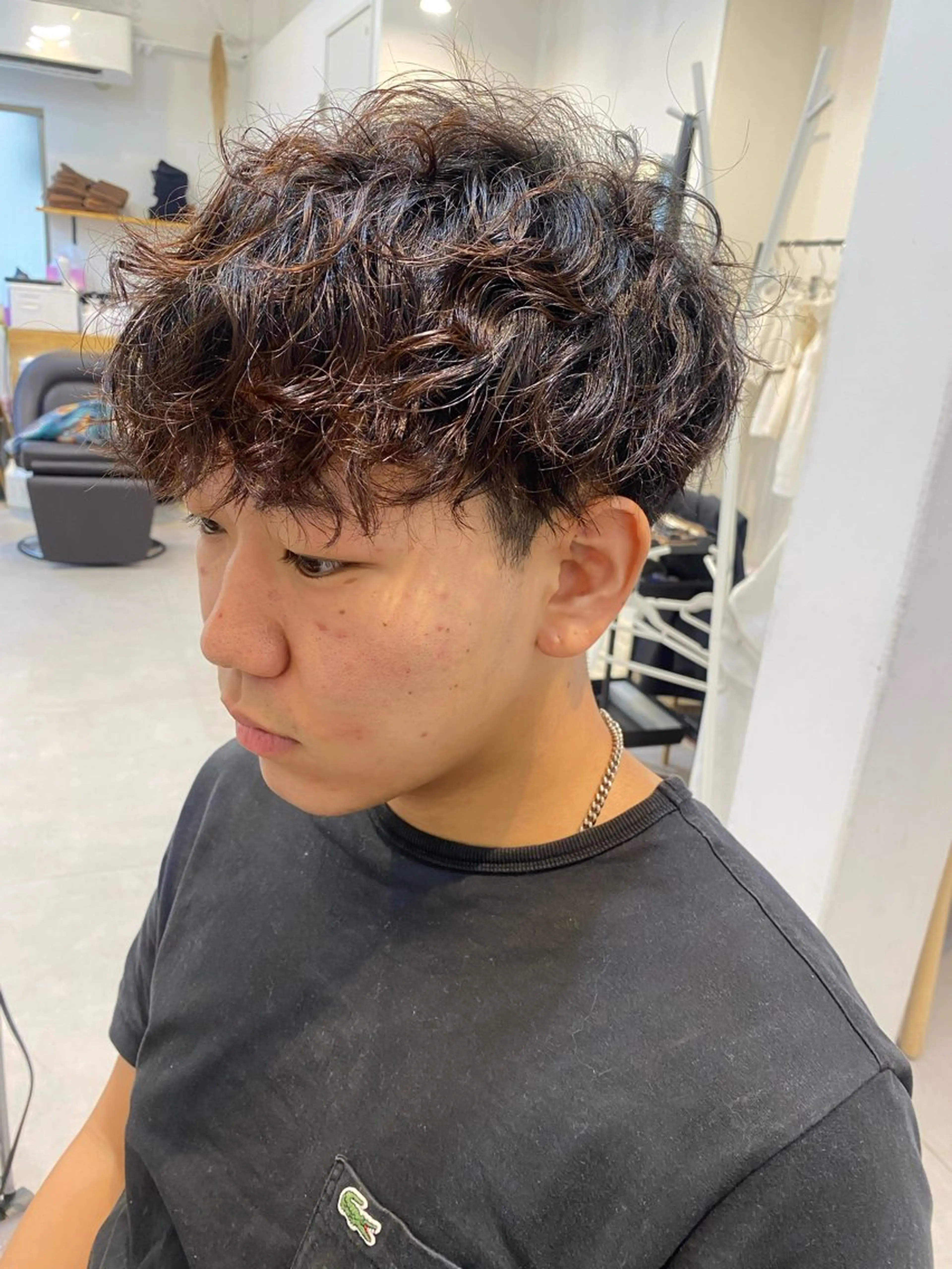 パーマ メンズ カット パーマ トリートメント 似合う髪型が 分からない方へのヘアスタイル