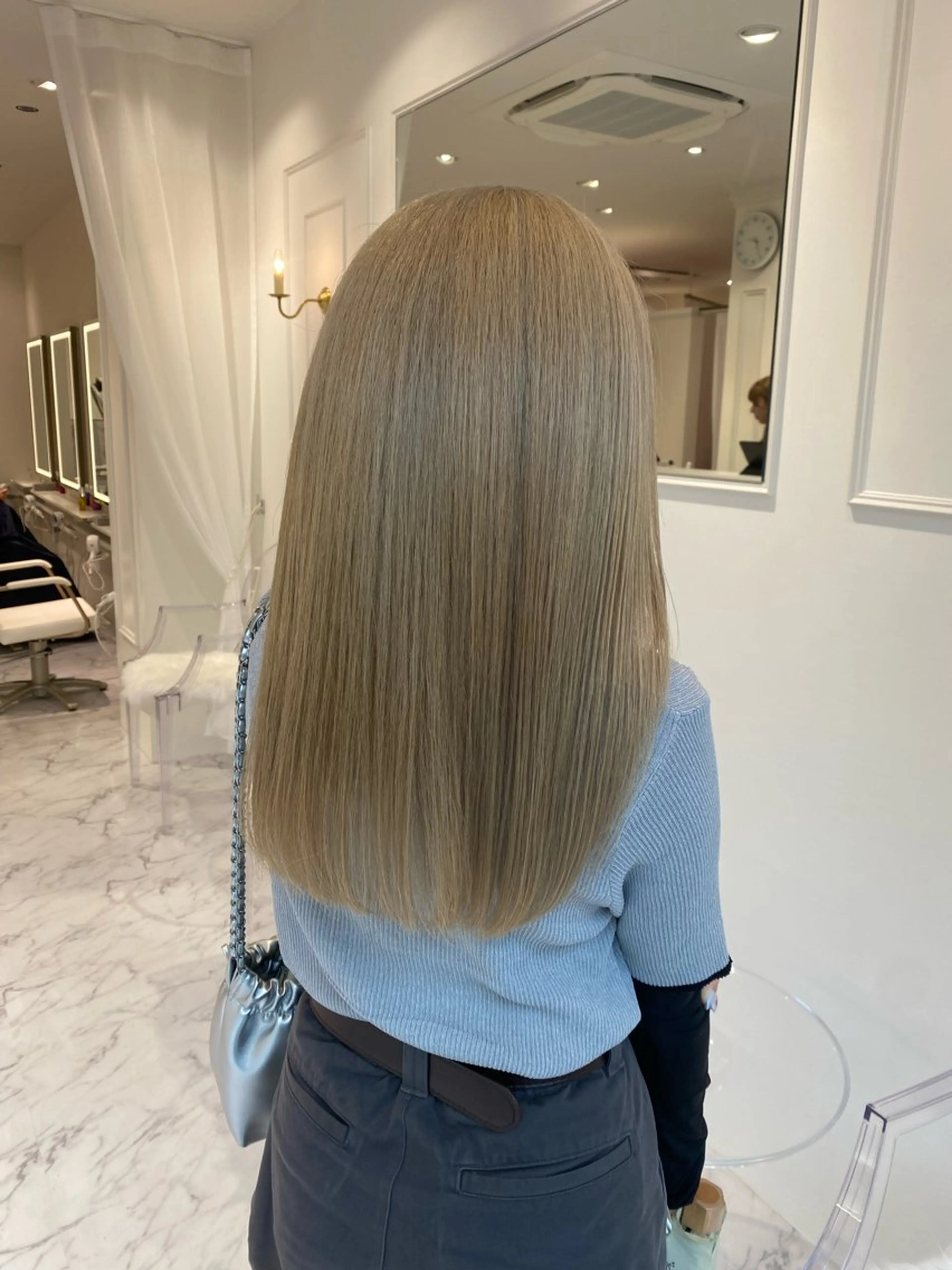 ロング カラー ヘアカラー ParveMix🍀 藤原愛未のヘアスタイル