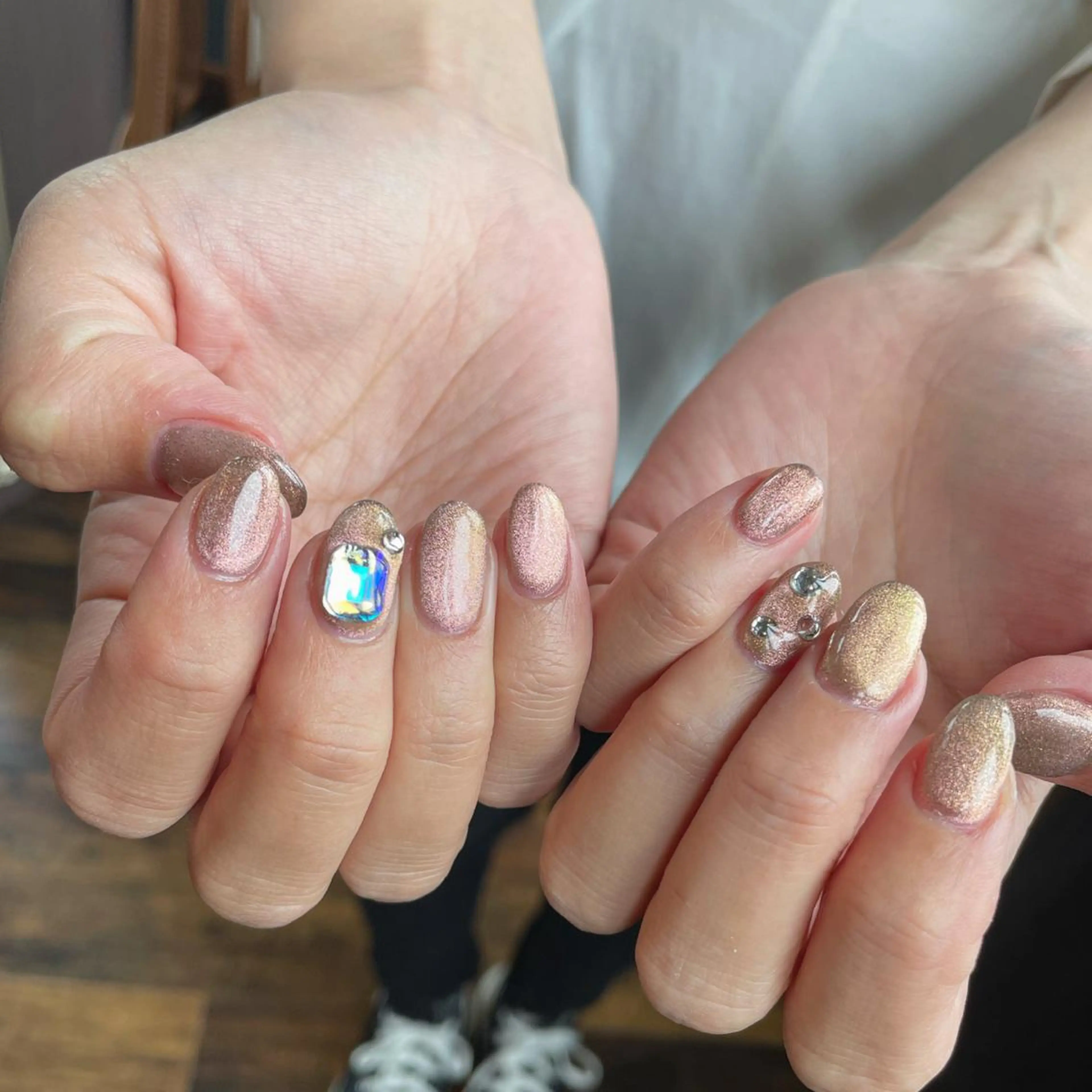 ネイル ストーンネイル Re:chaLu所属・Kasumi _のネイルデザイン