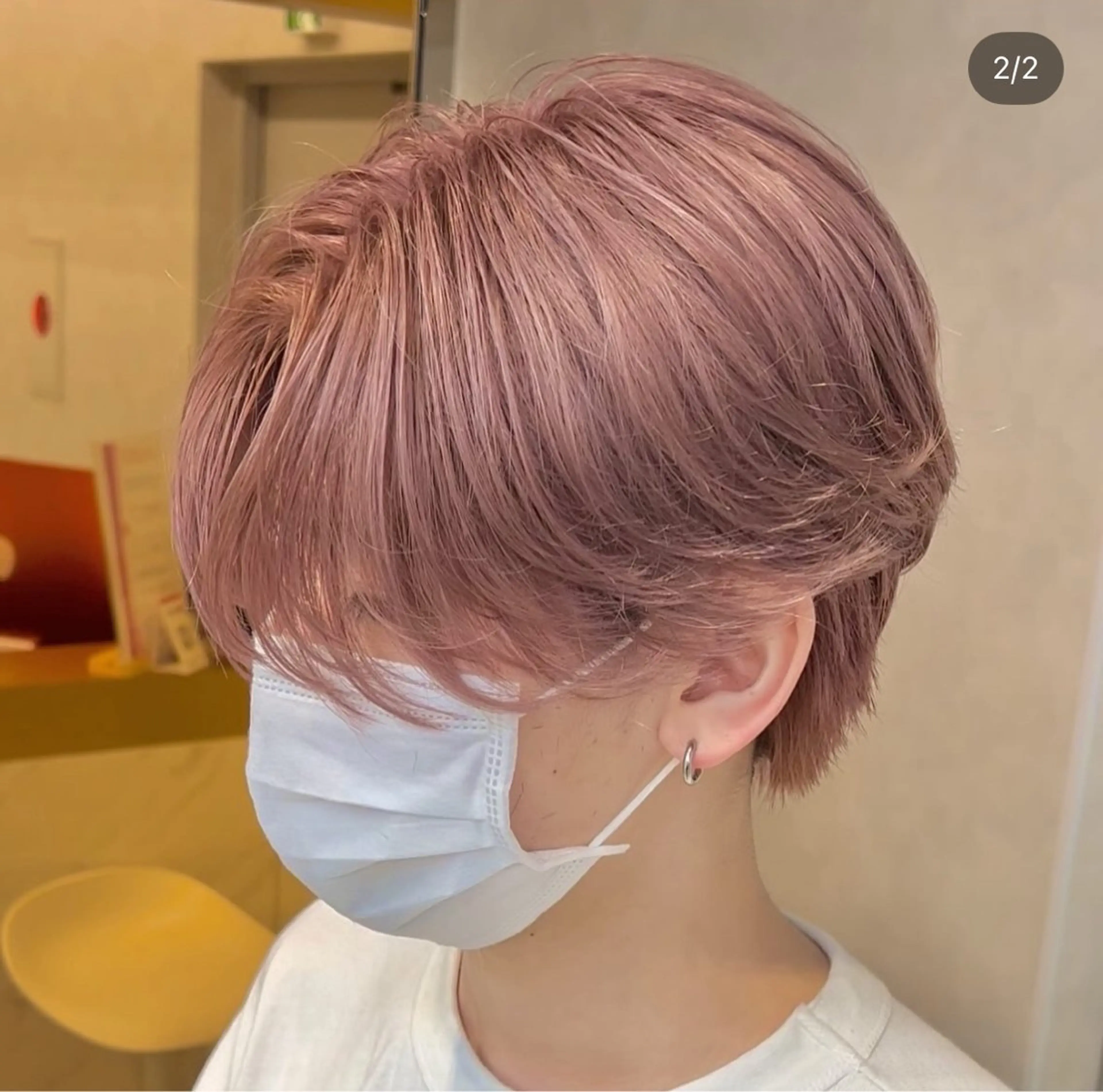 カラー ブリーチ ハイトーンカラー ハイトーン/💖 ピンク系/しゅうまのヘアスタイル