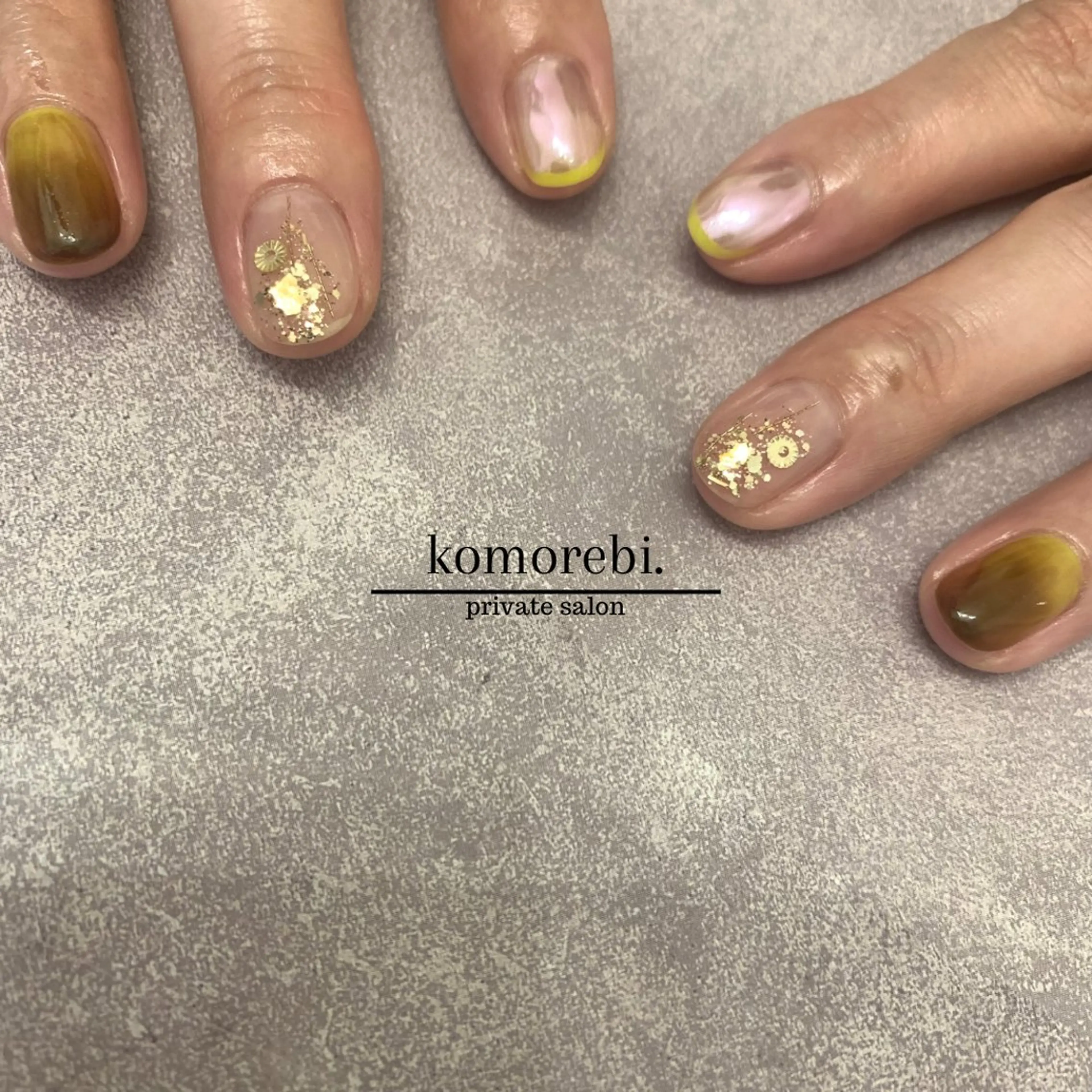 ネイル komorebi. 小峯 真実のネイルデザイン