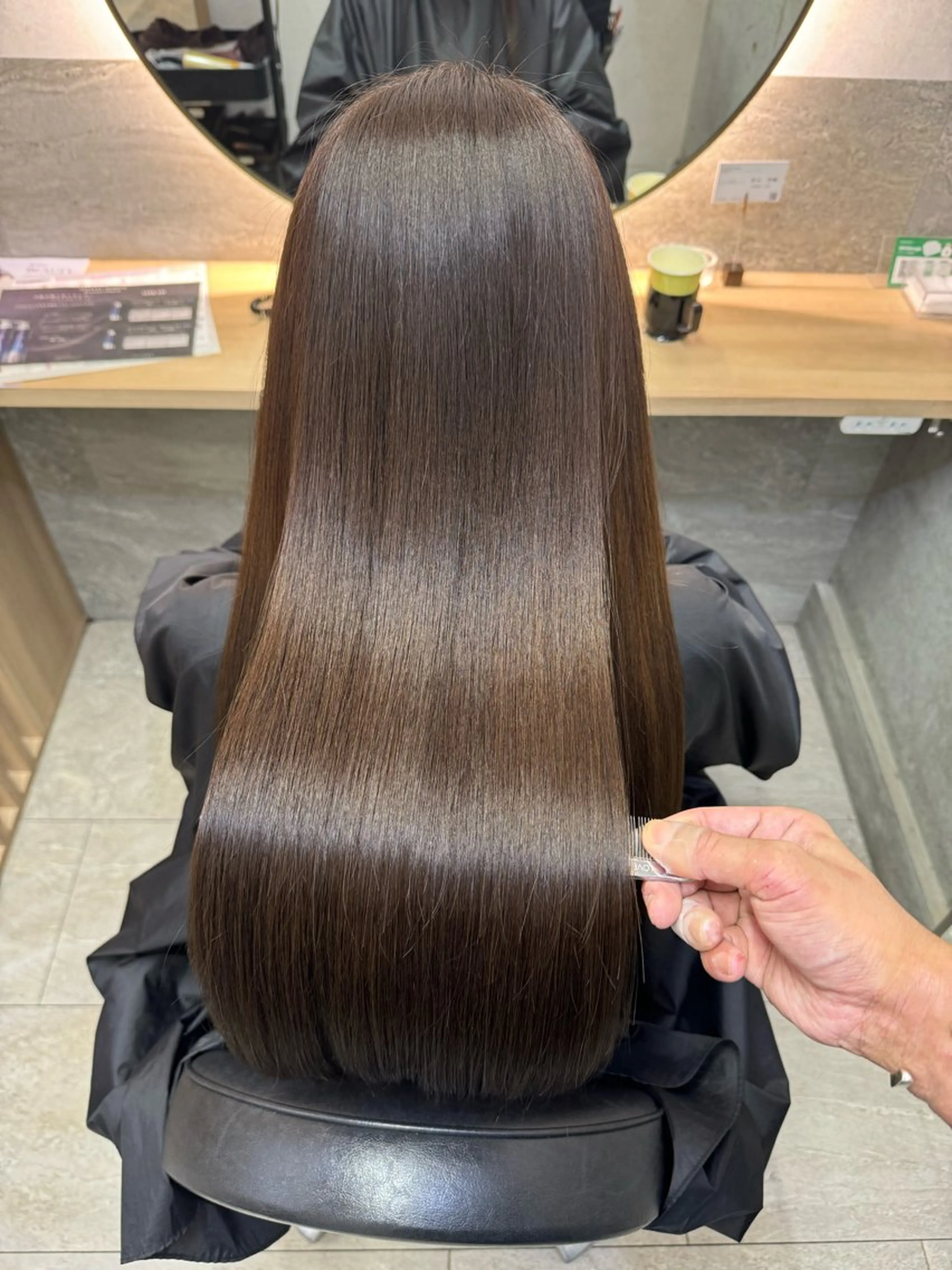 ロング カット ヘアカラー トリートメント 青木 啓輔のヘアスタイル