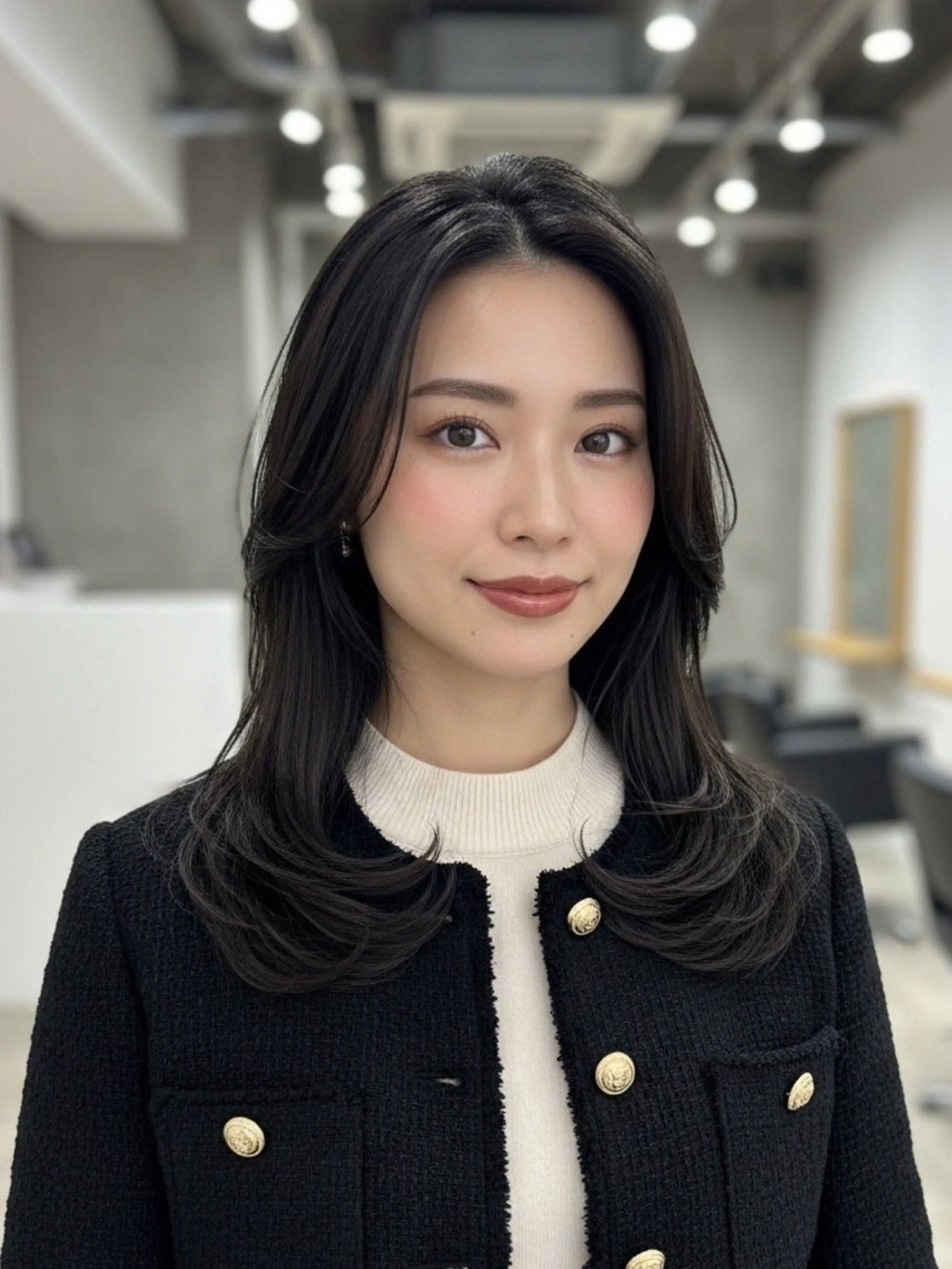 ロング 似合わせボブ✖️ 韓国レイヤー✨小関のヘアスタイル