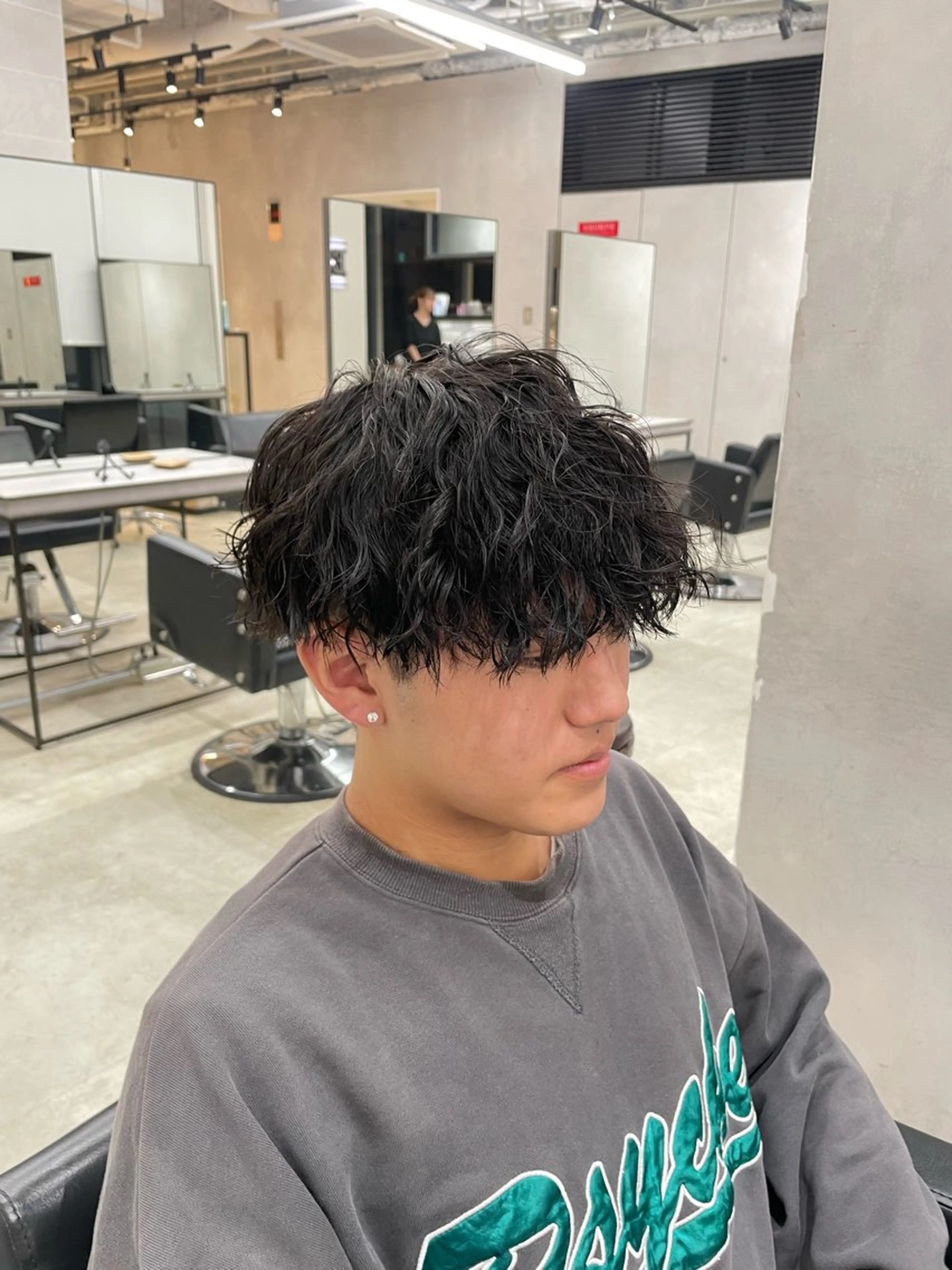 ショート パーマ メンズ カット パーマ メンズ特化🔥 金子直斗のヘアスタイル