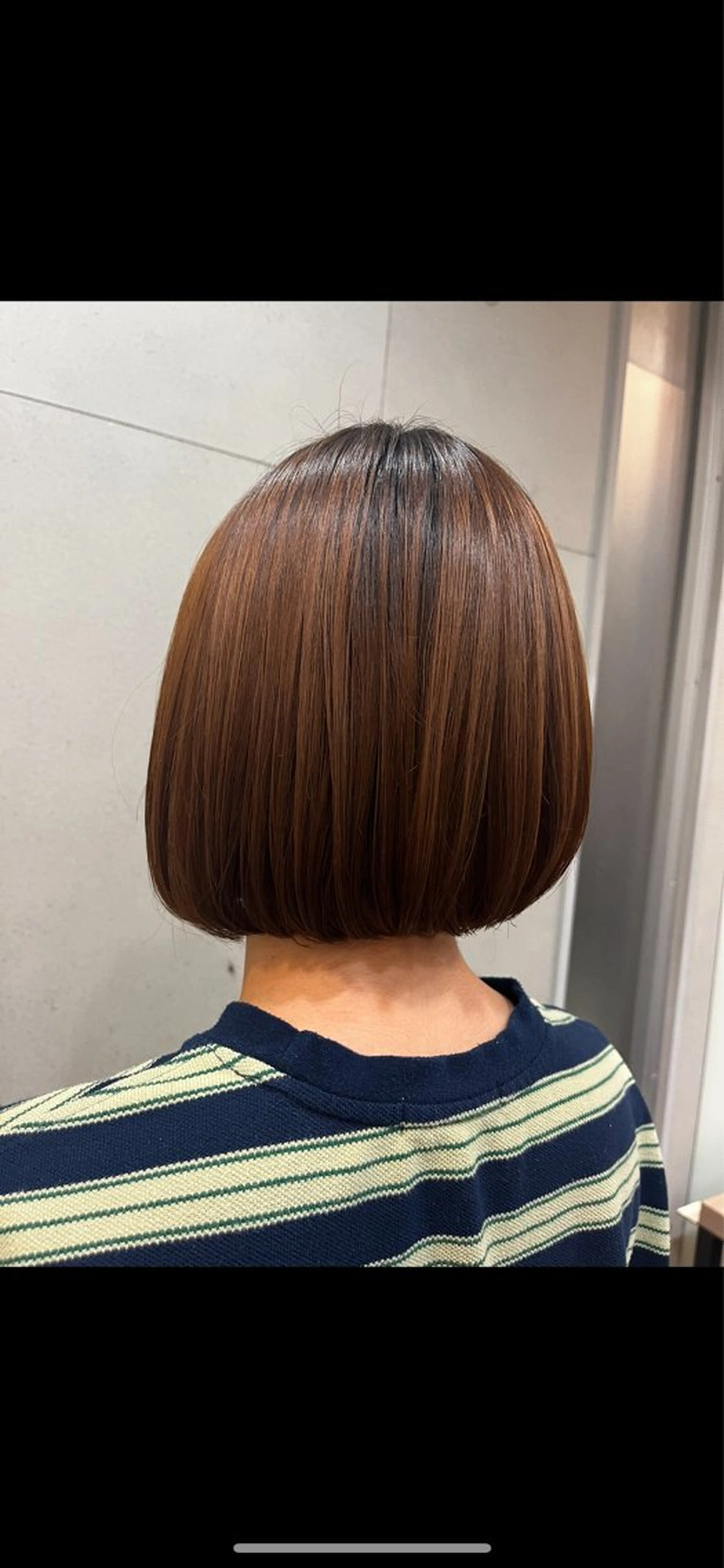 ショート ボブ おせ ちさとのヘアスタイル