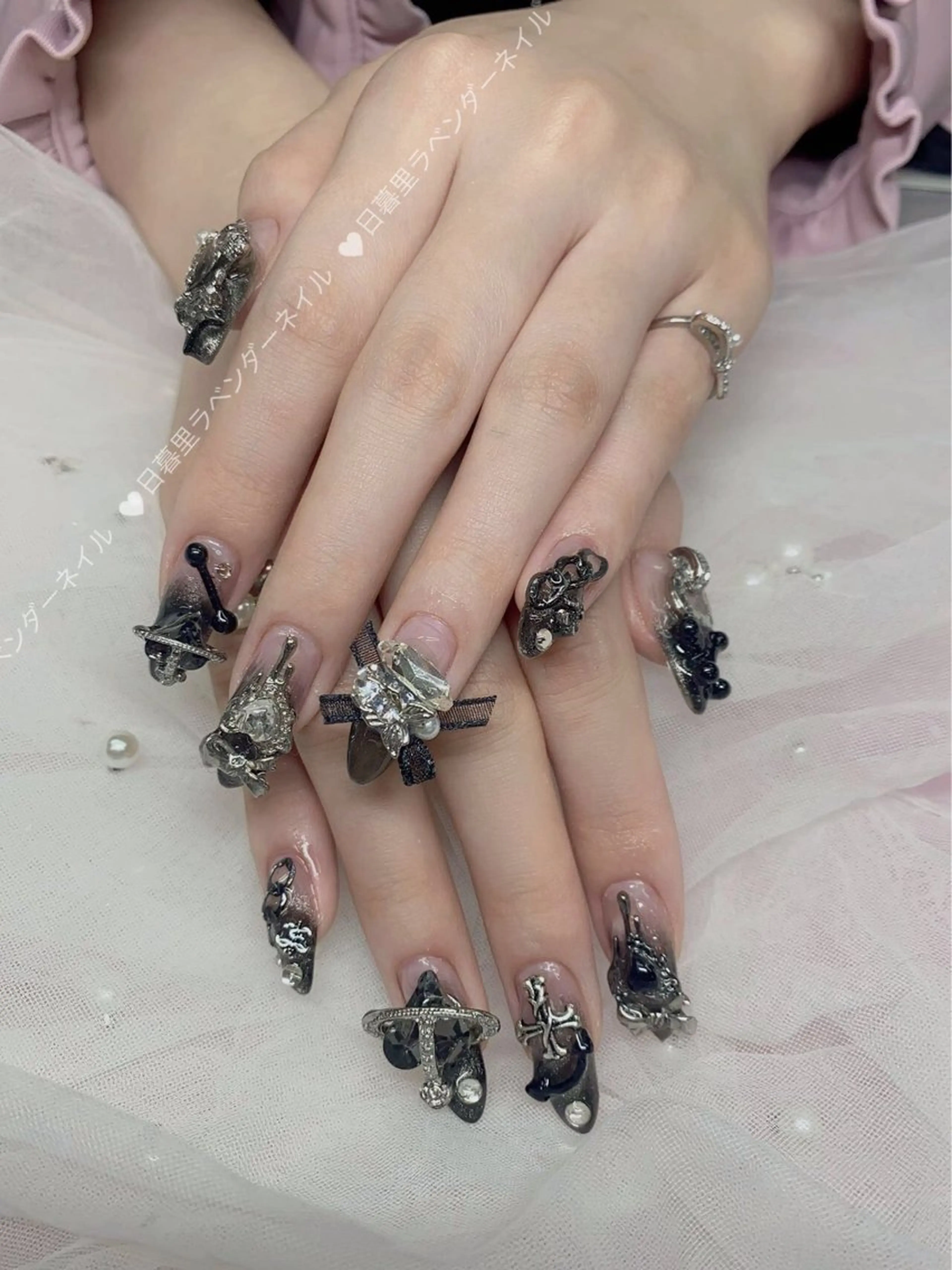 ネイル ラベンダー💖日暮里 ルル💖ネイルのネイルデザイン