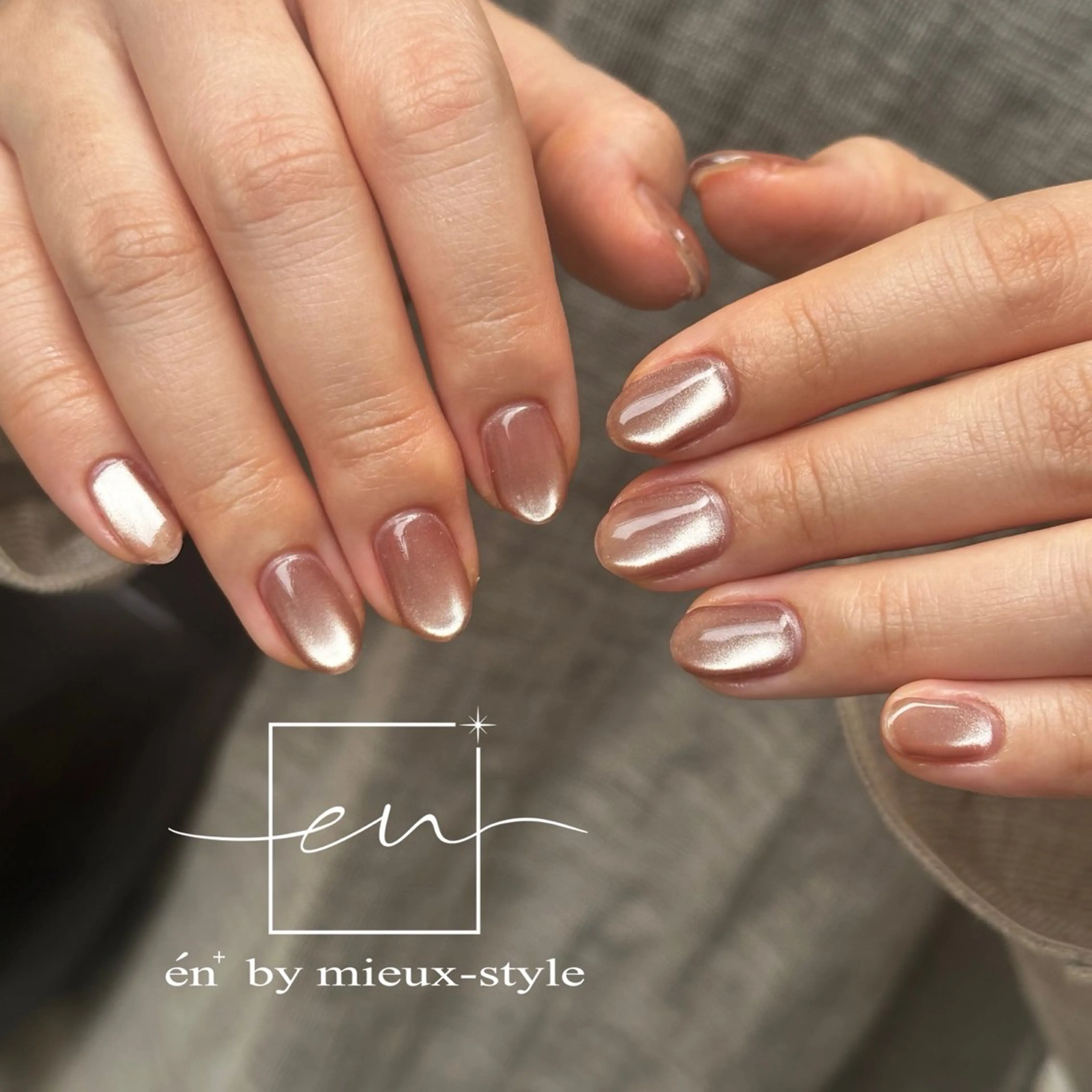 ネイル マグネットネイル ハンドネイル mieux-myu /立川nuanceのネイルデザイン