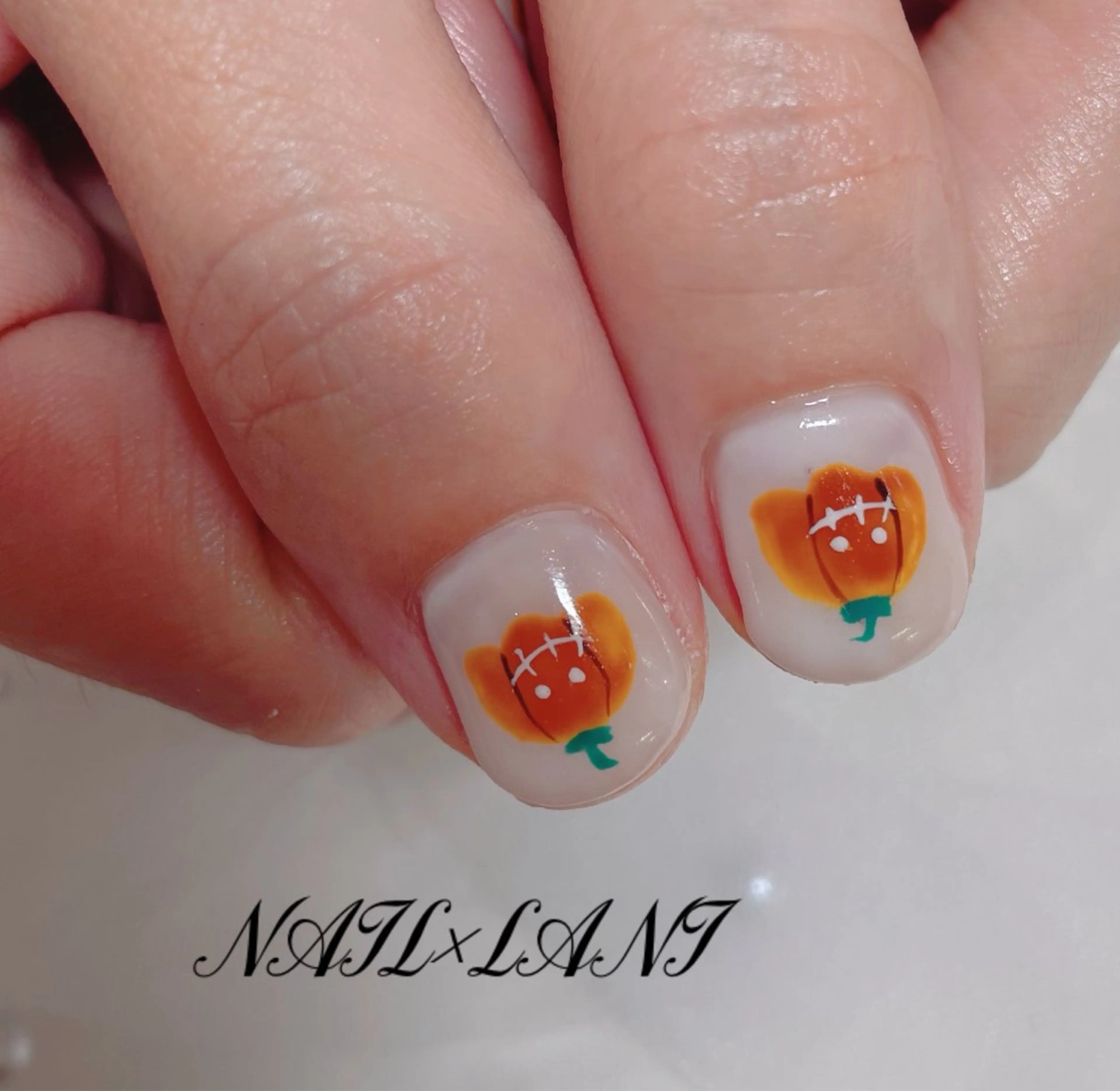 ネイル フットネイル ジェルネイル マグネットネイル パラジェル 一之瀬 柚季のネイルデザイン
