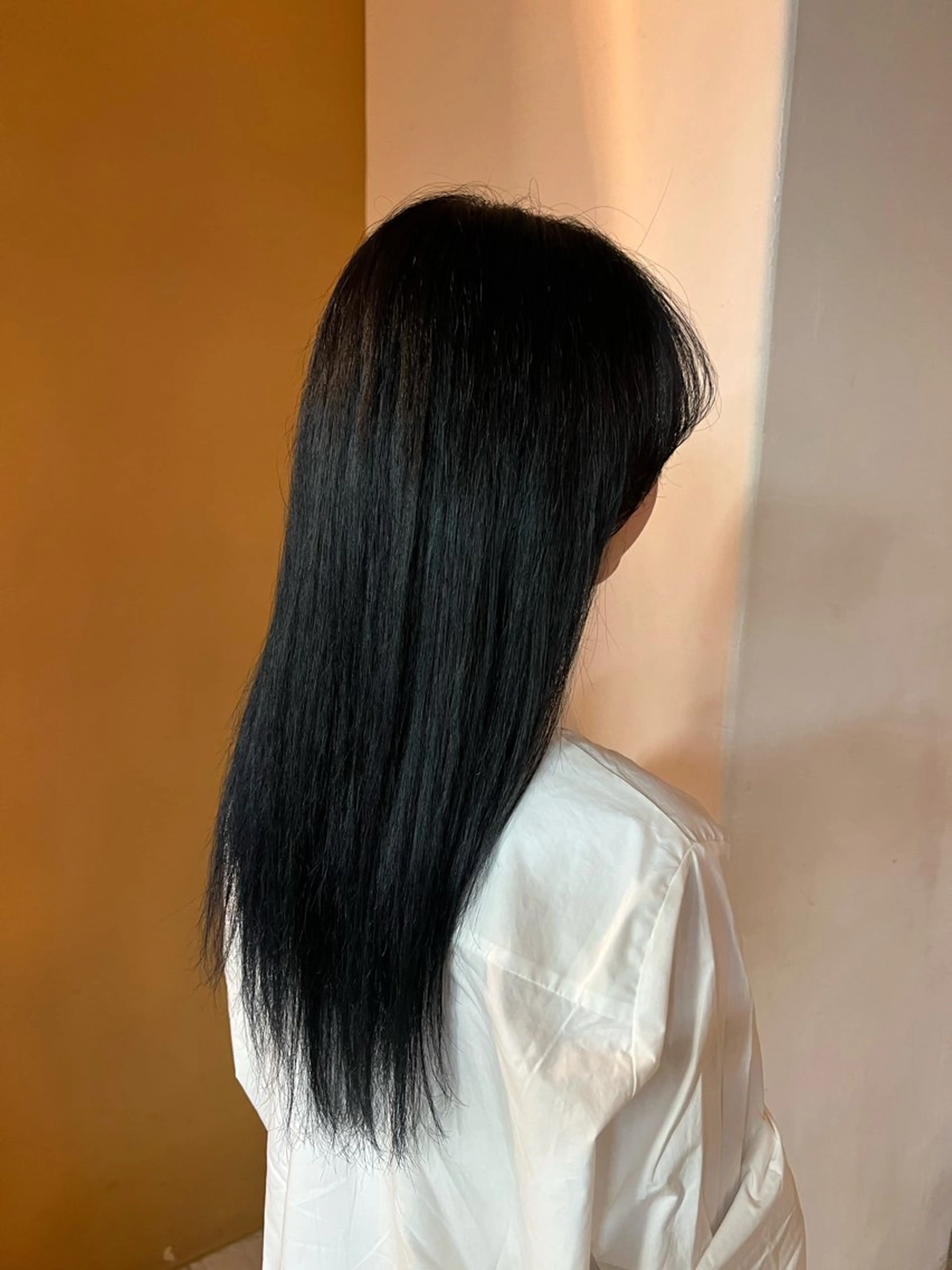 セミロング カラー ヘアカラー AOI 　ヘアカラ ー / ブリーチのヘアスタイル