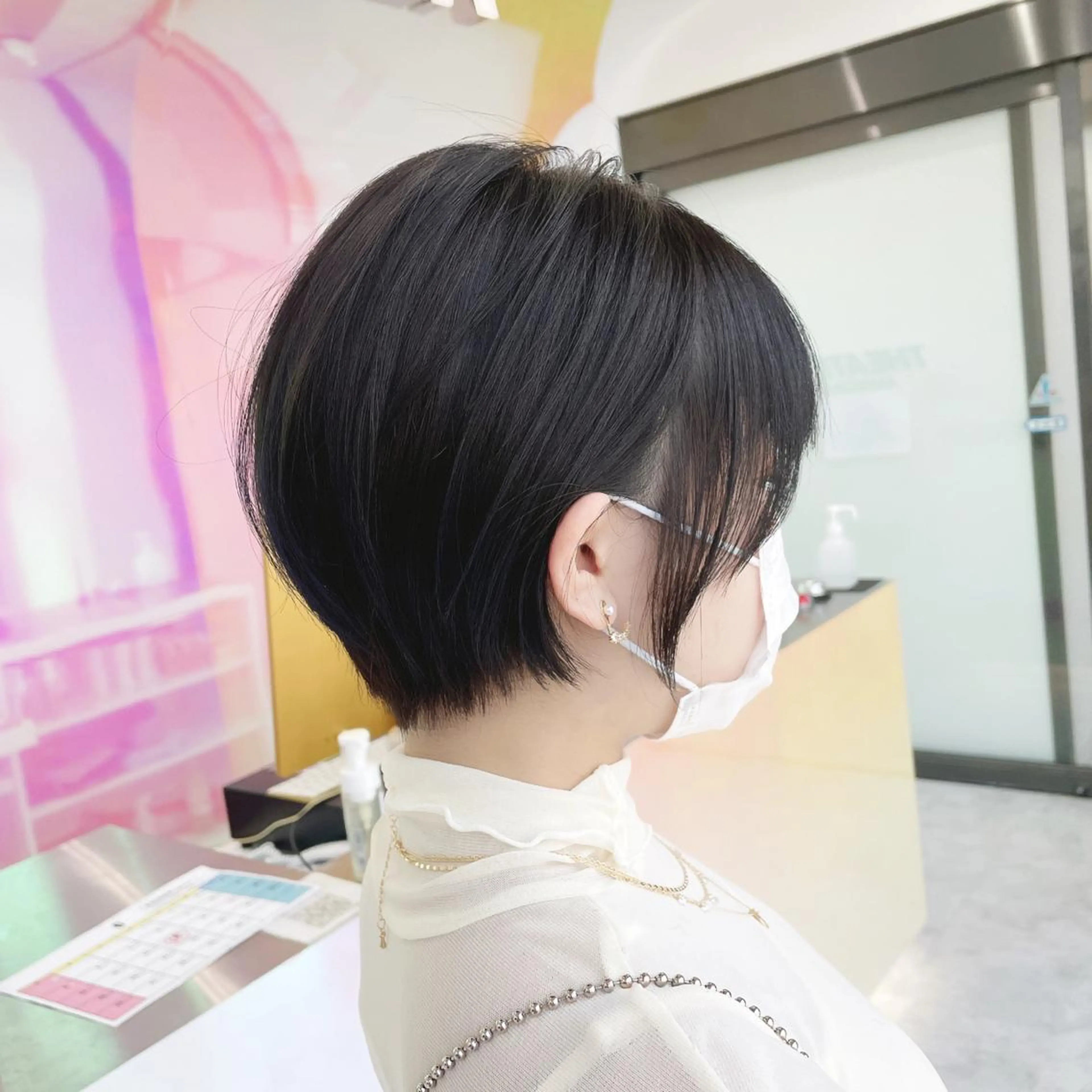 ショート ピンクラベンダー 髪質改善 韓国風ヘア 韓国ヘア指名率 No. 1小堀京介のヘアスタイル