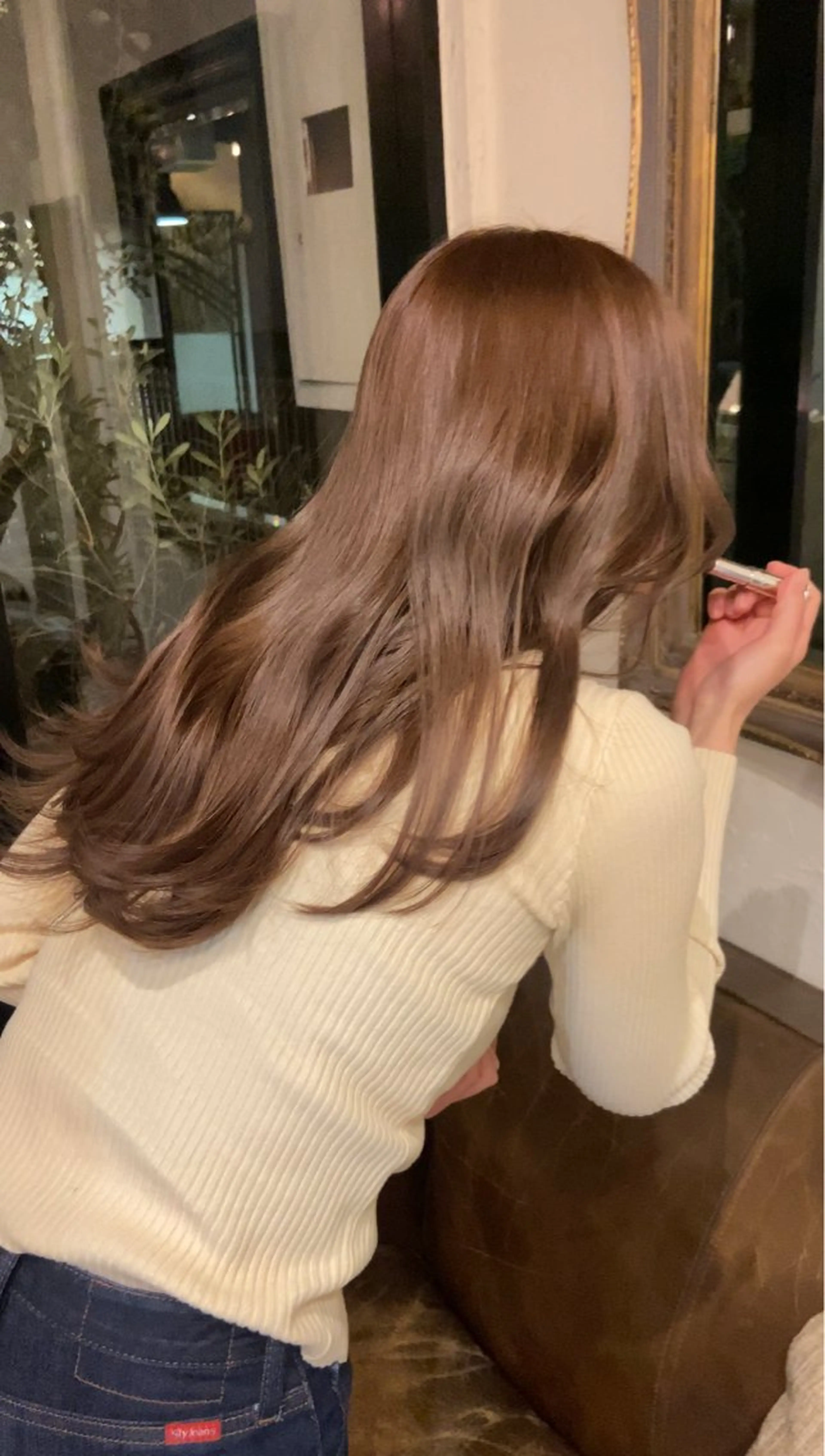 ロング カラー ブラウンカラー ダメージレス美容師 🌱水島侑理のヘアスタイル