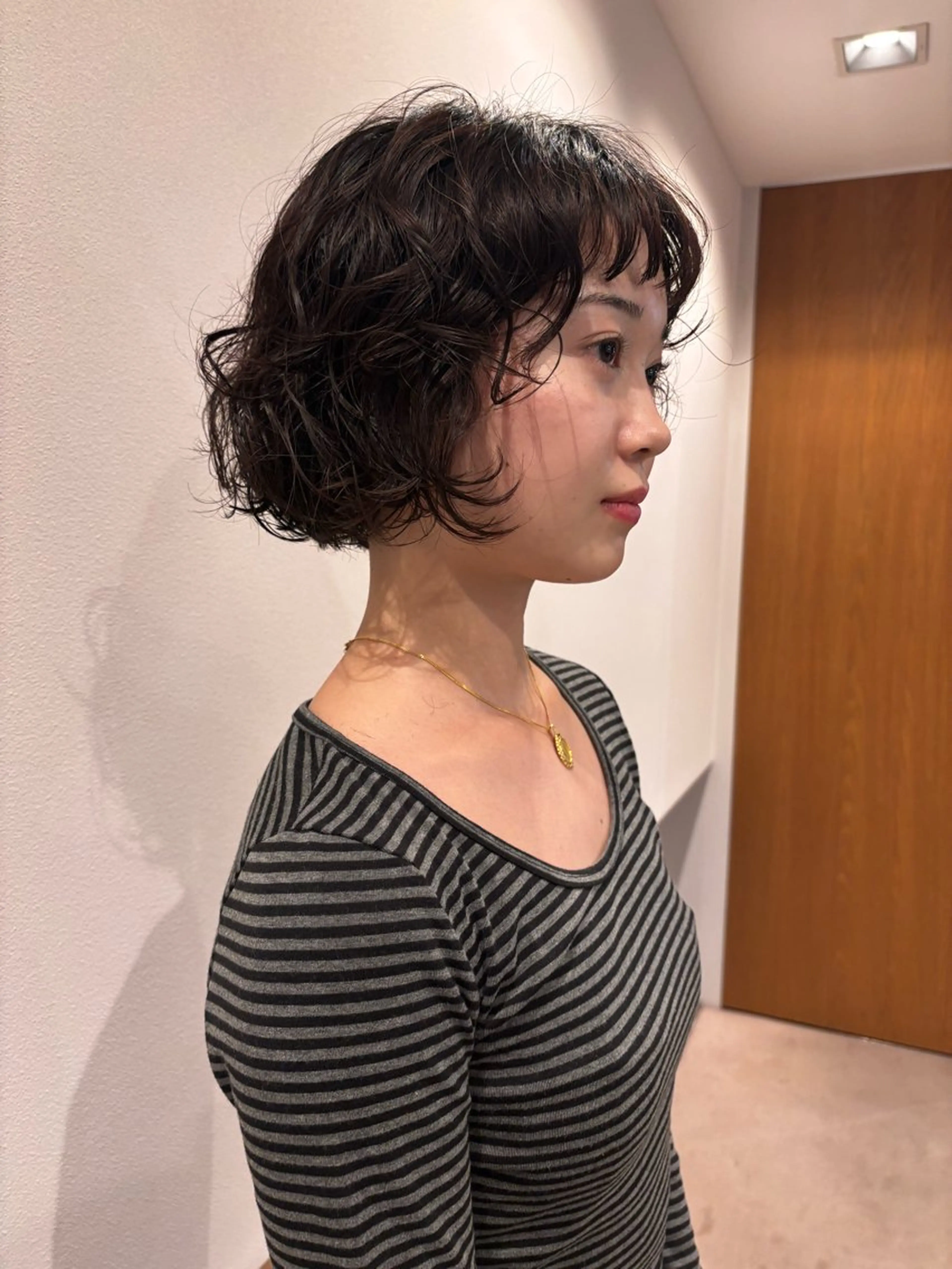 ショート パーマ オーガニックカラー/ 表参道/ルカのヘアスタイル