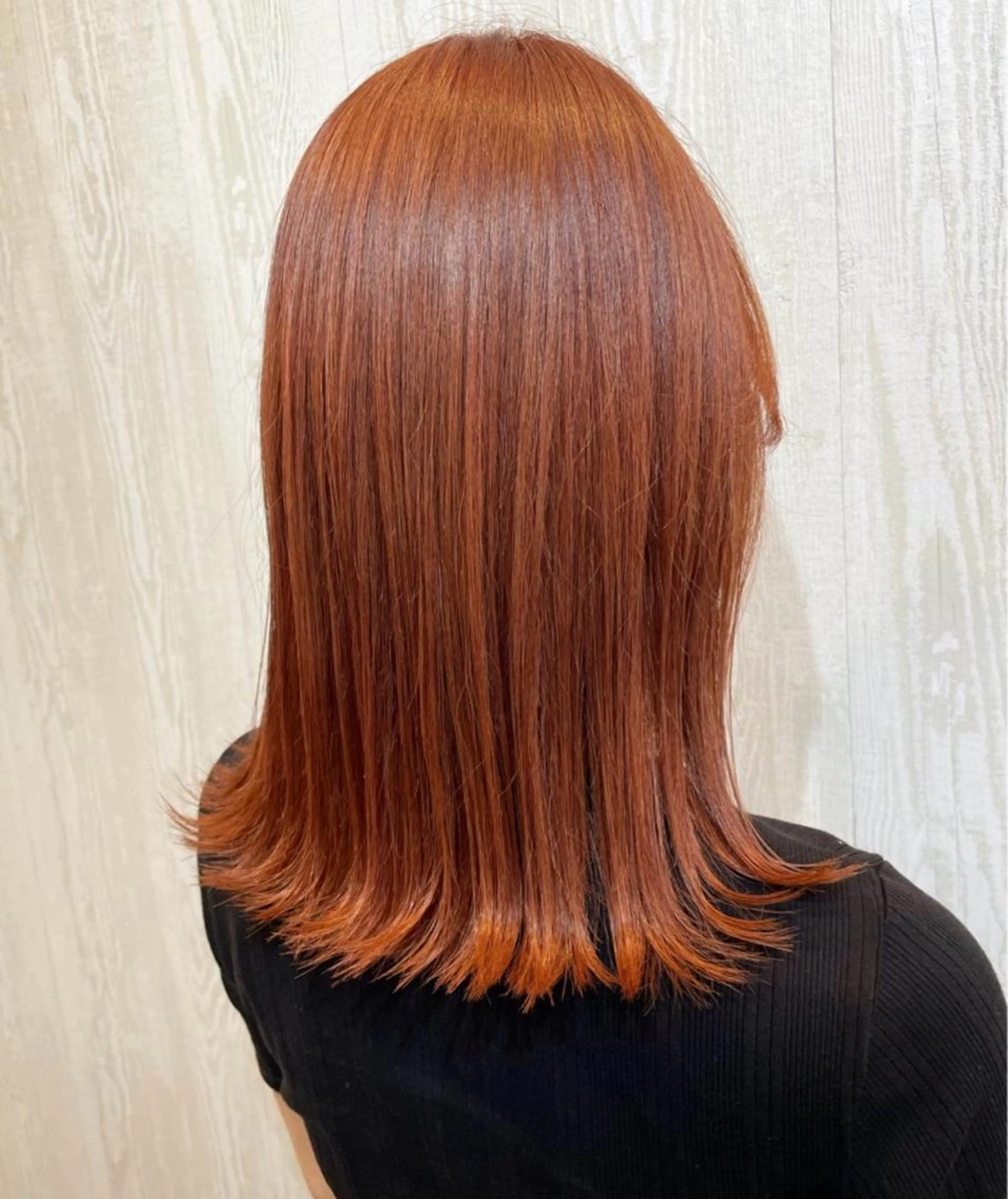 セミロング カラー 梨沙_ 蘇我2号店のヘアスタイル