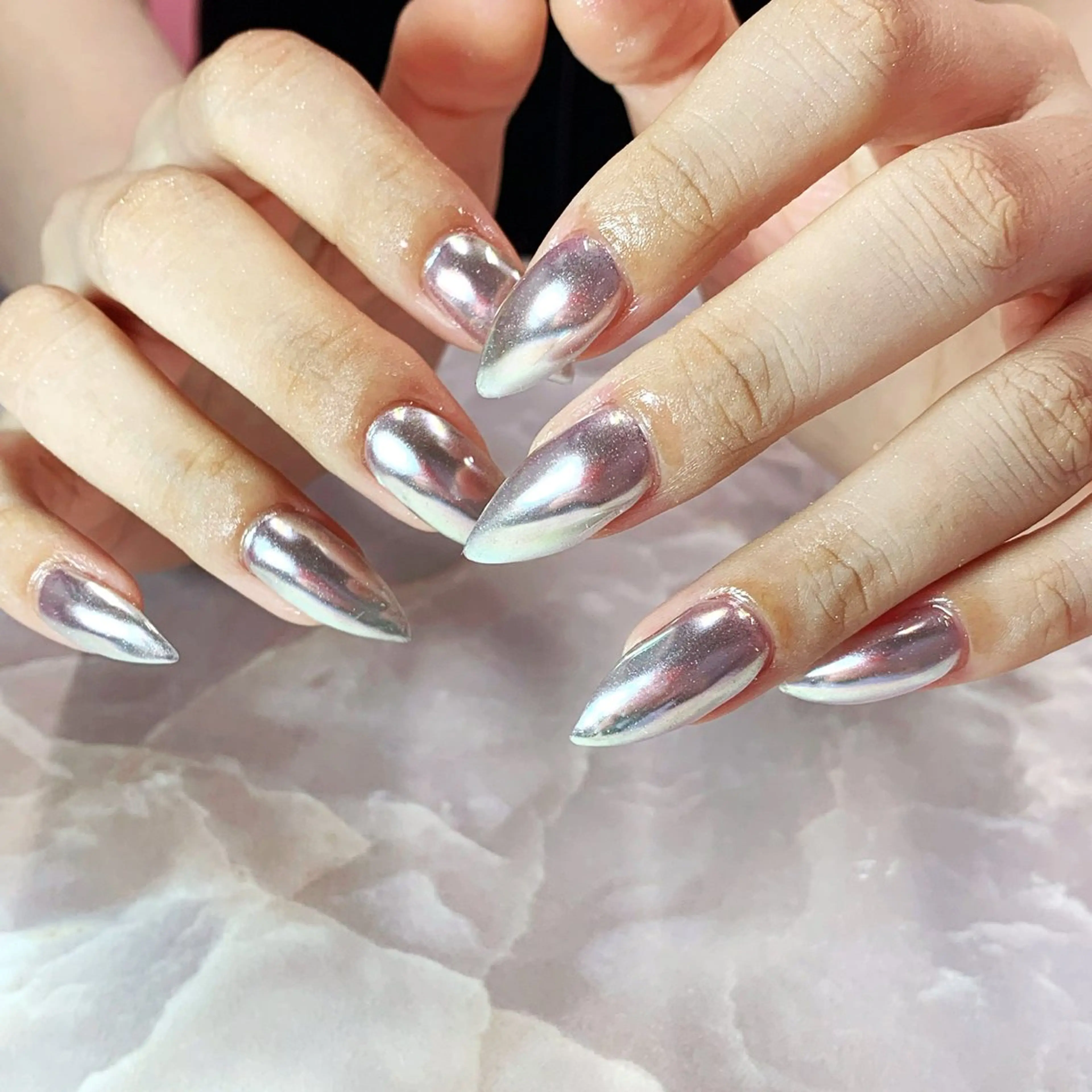 パラジェル 全ミラーネイル(オフケア込)の写真